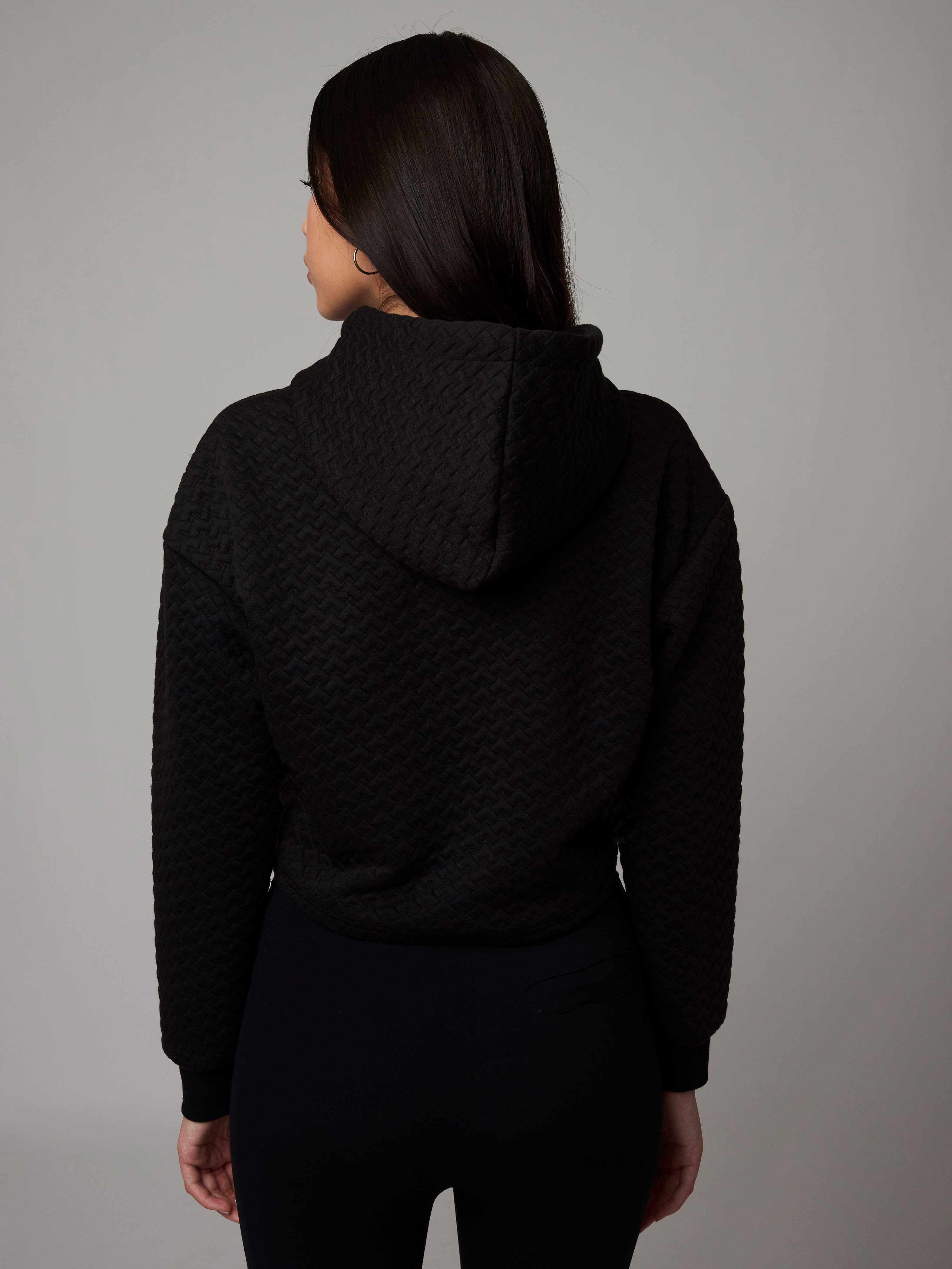 Sudadera con capucha crop top-2