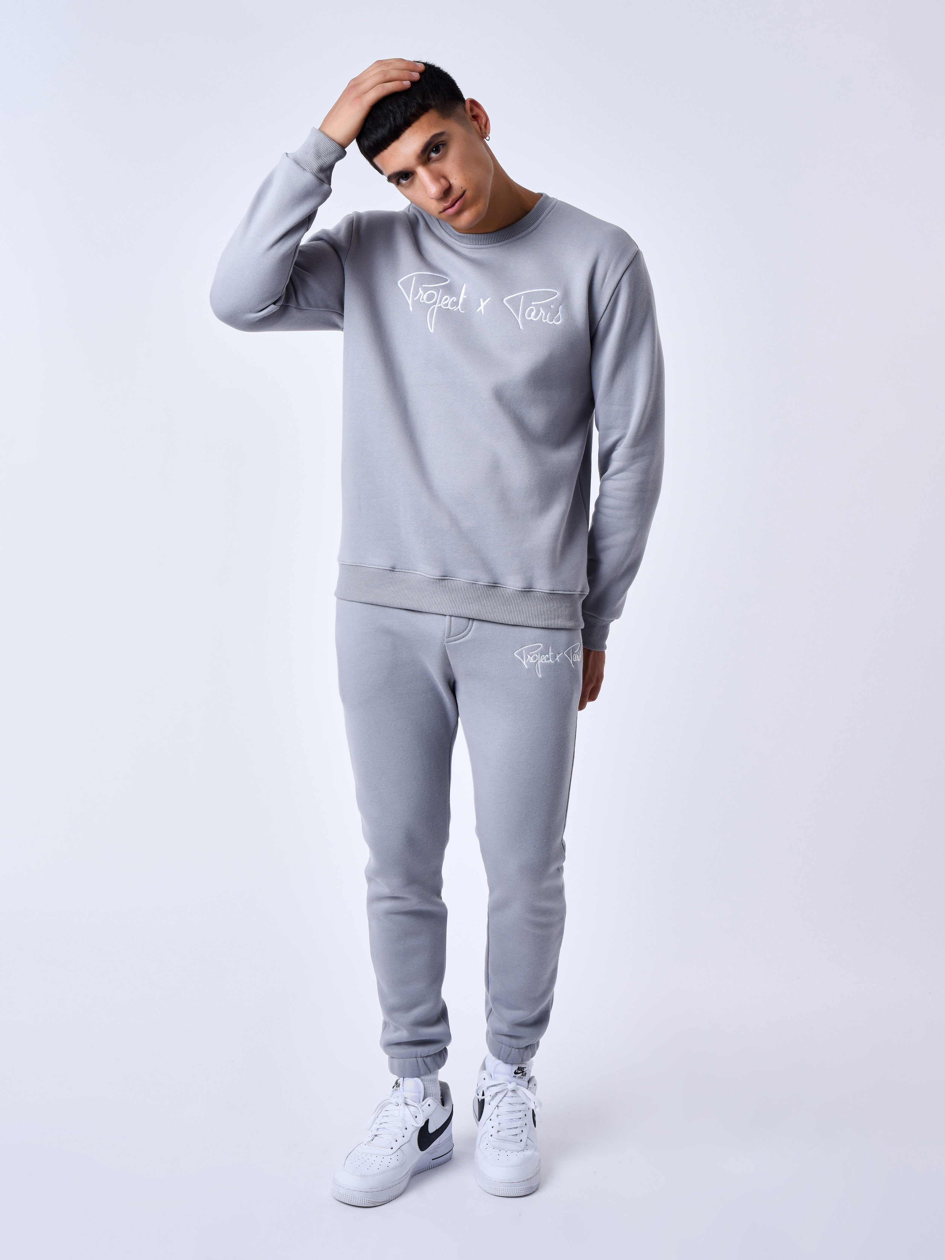 sweat-logo-contraste-homme-1920009-gris-clair
