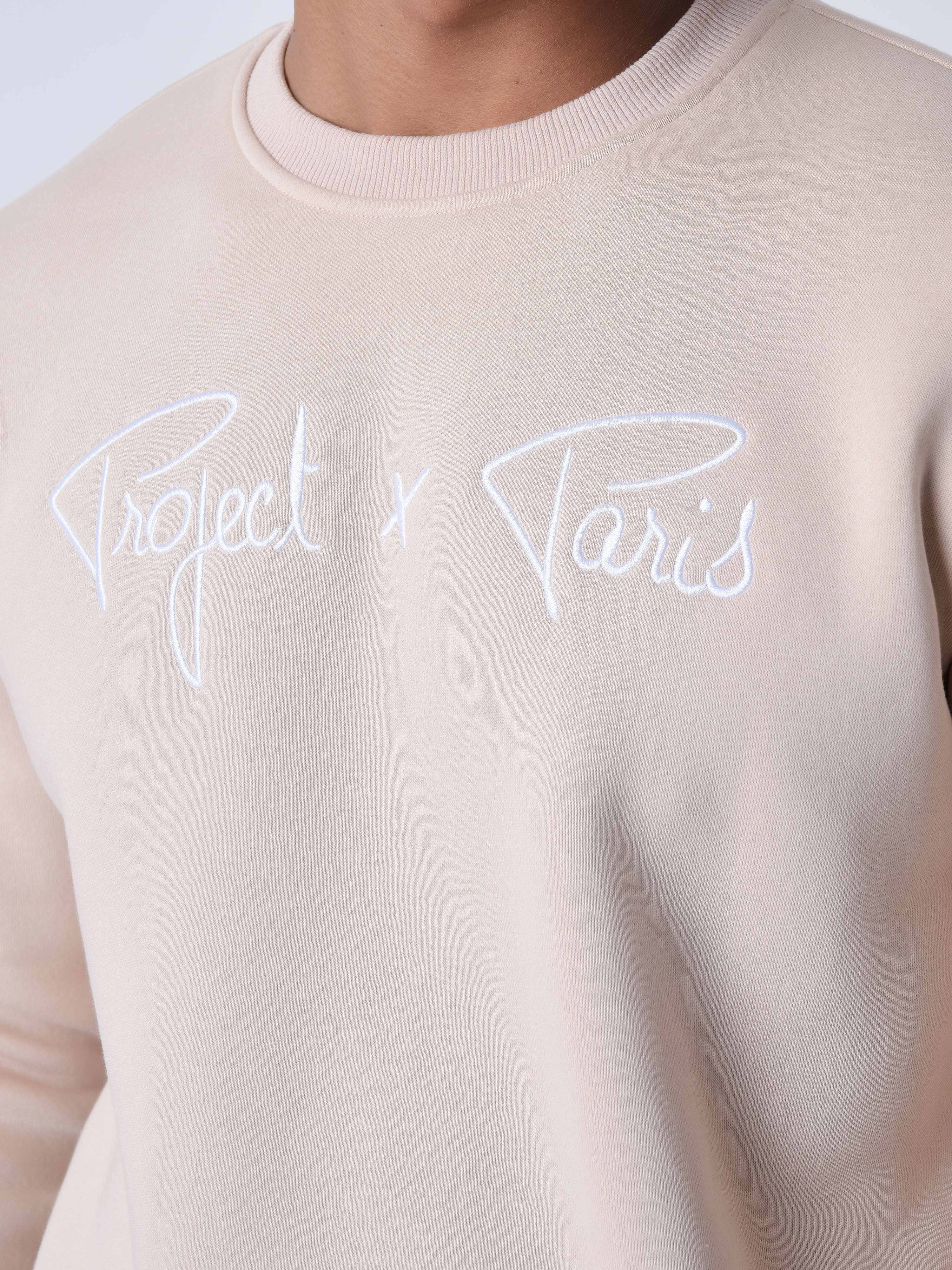 sweat-logo-contraste-homme-1920009-beige