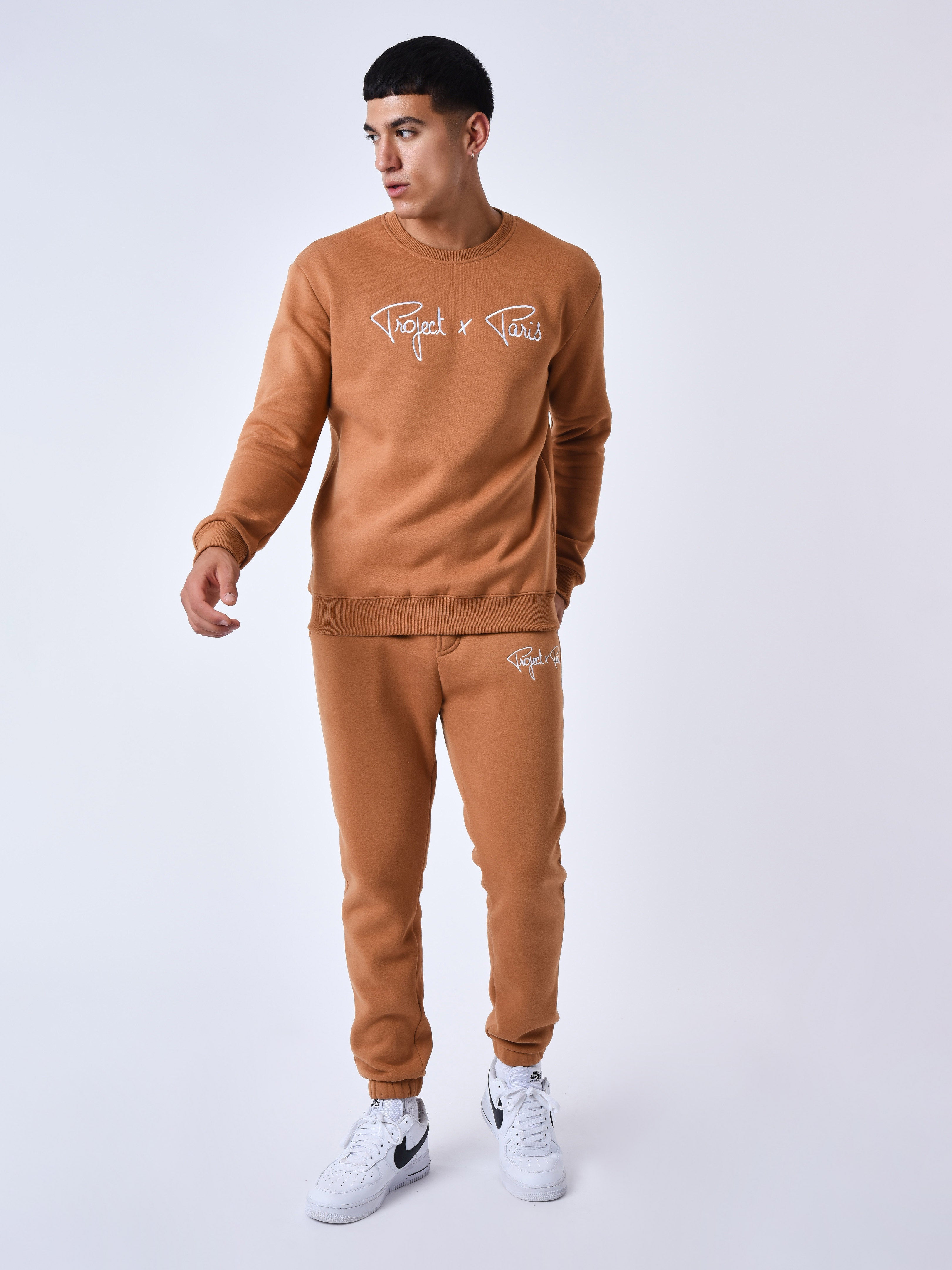 sweat-logo-contraste-homme-1920009-camel