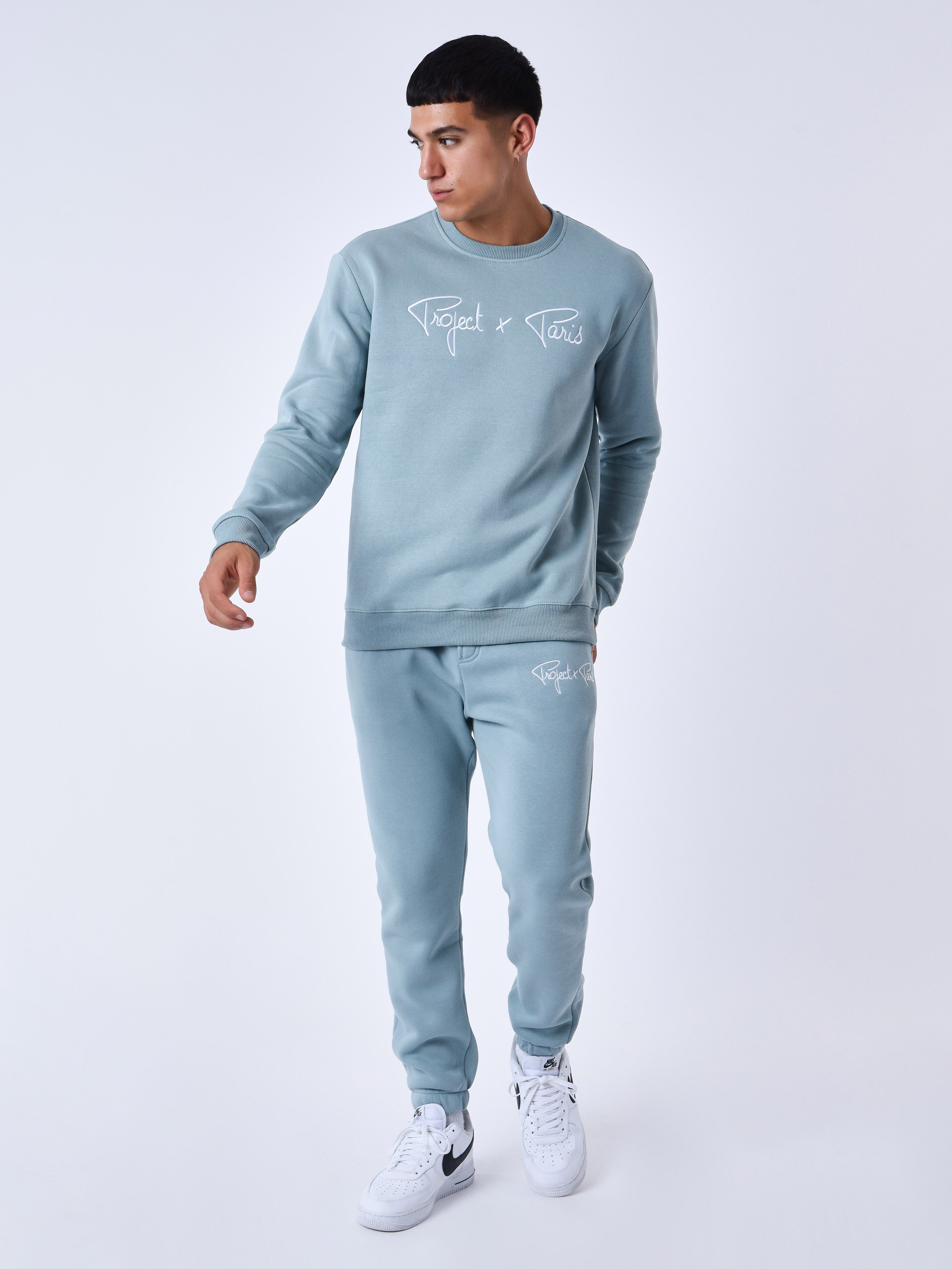 sweat-logo-contraste-homme-1920009-bleu-vert