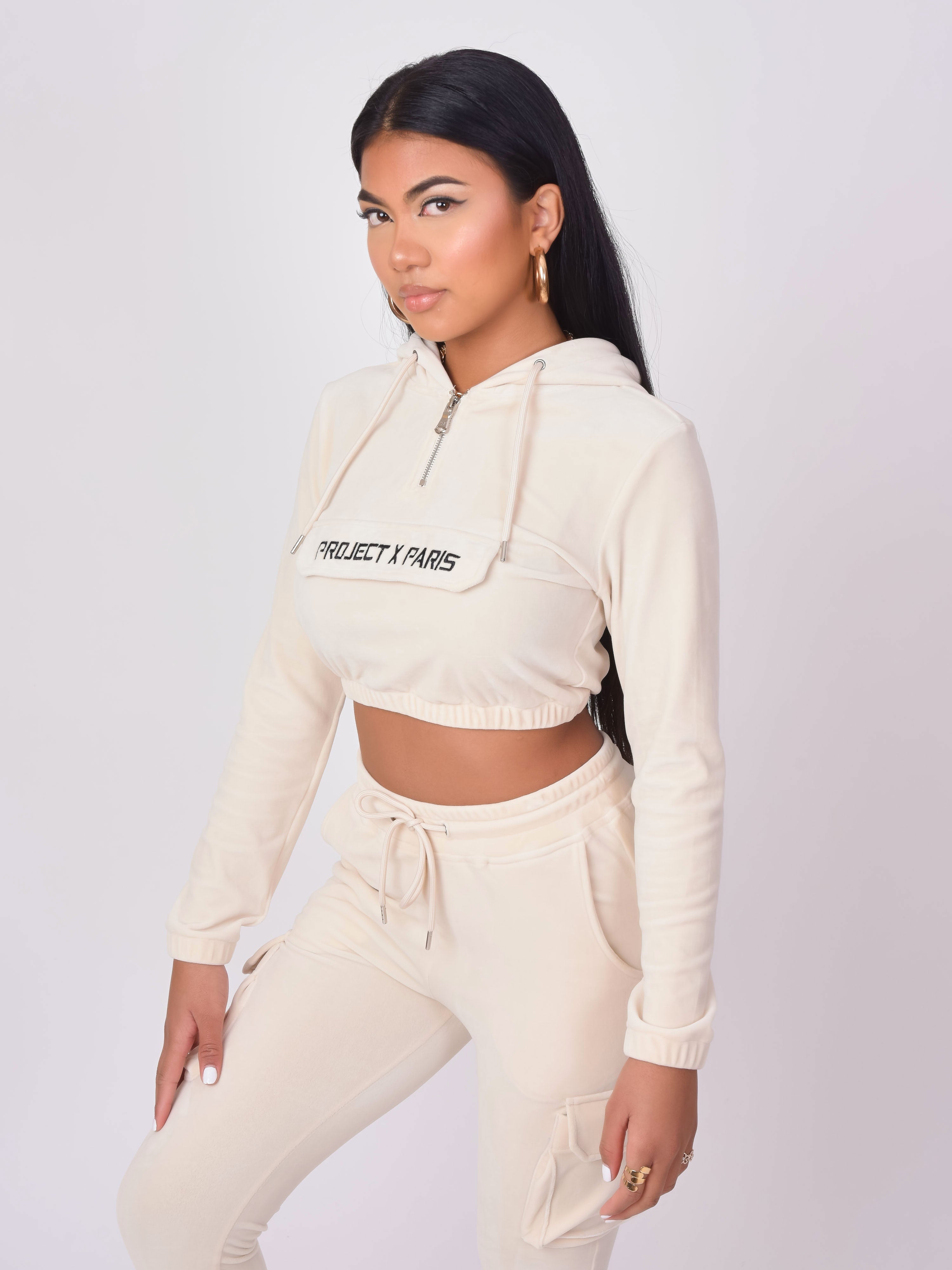 sweat-velours-court-a-capuche-femme-project-x-paris-f192045-ivoire