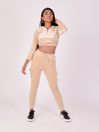 sweat-velours-court-a-capuche-femme-project-x-paris-f192045-beige-modelshot