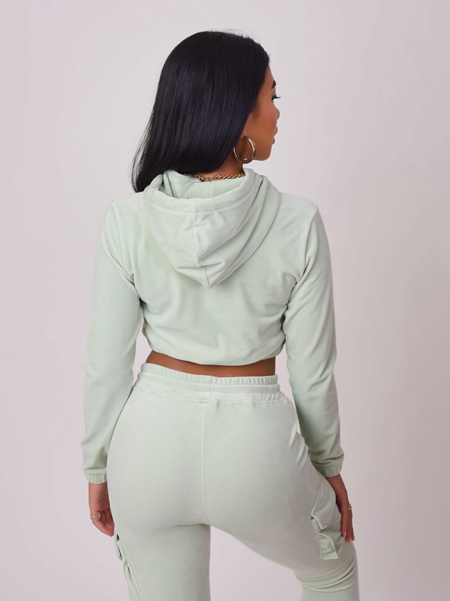 sweat-velours-court-a-capuche-femme-project-x-paris-f192045-vert-d-eau