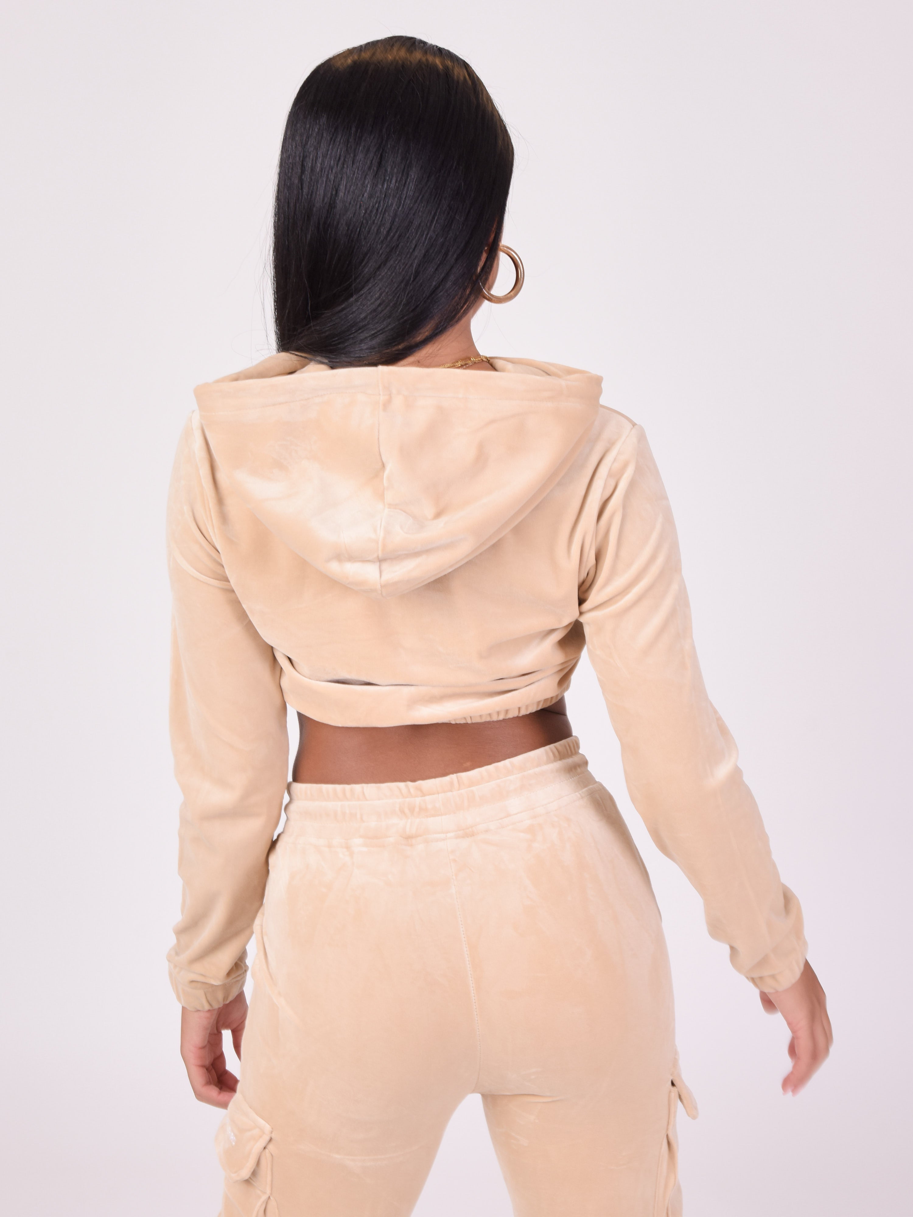 sweat-velours-court-a-capuche-femme-project-x-paris-f192045-beige