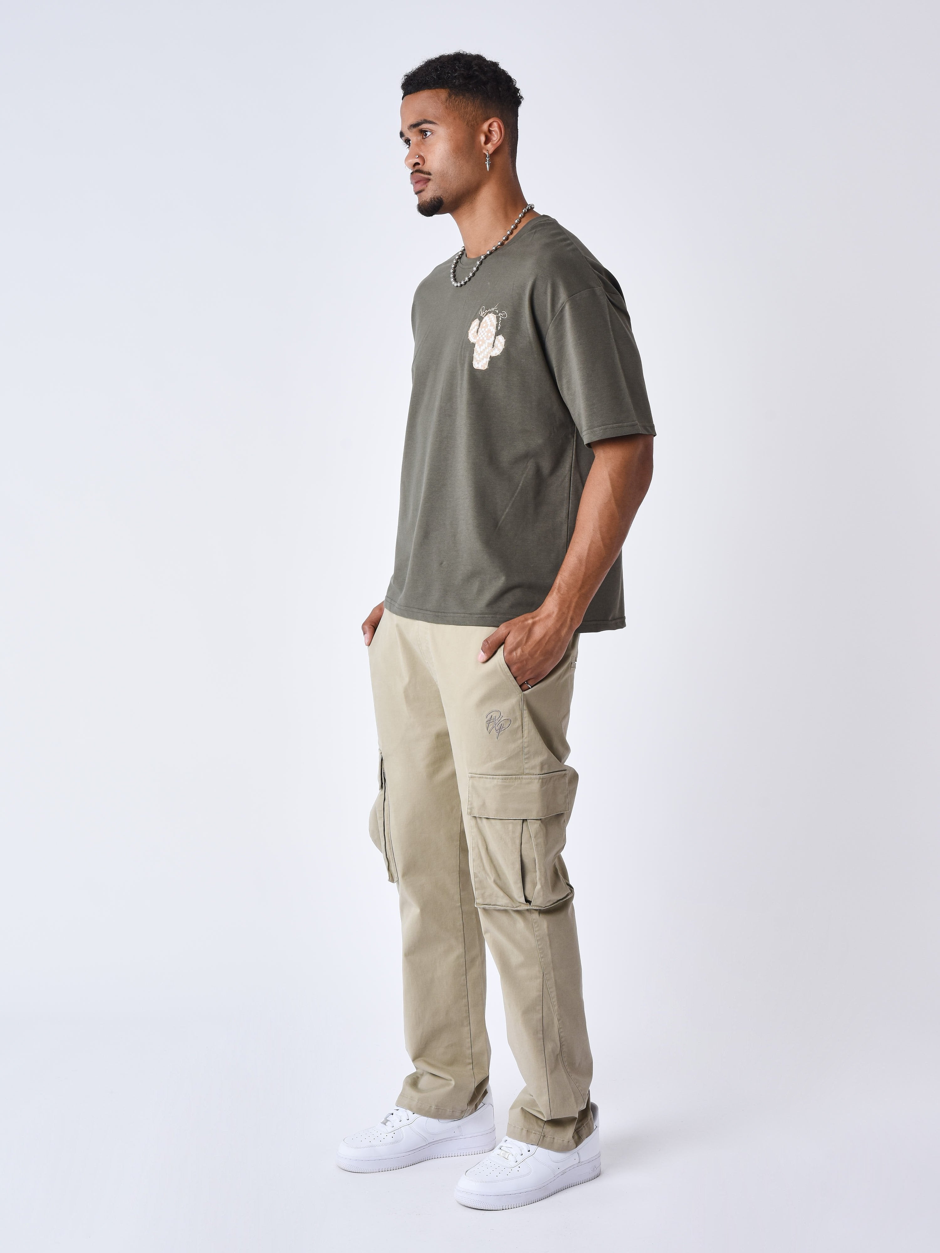 t-shirt-cactus-olive-fonce