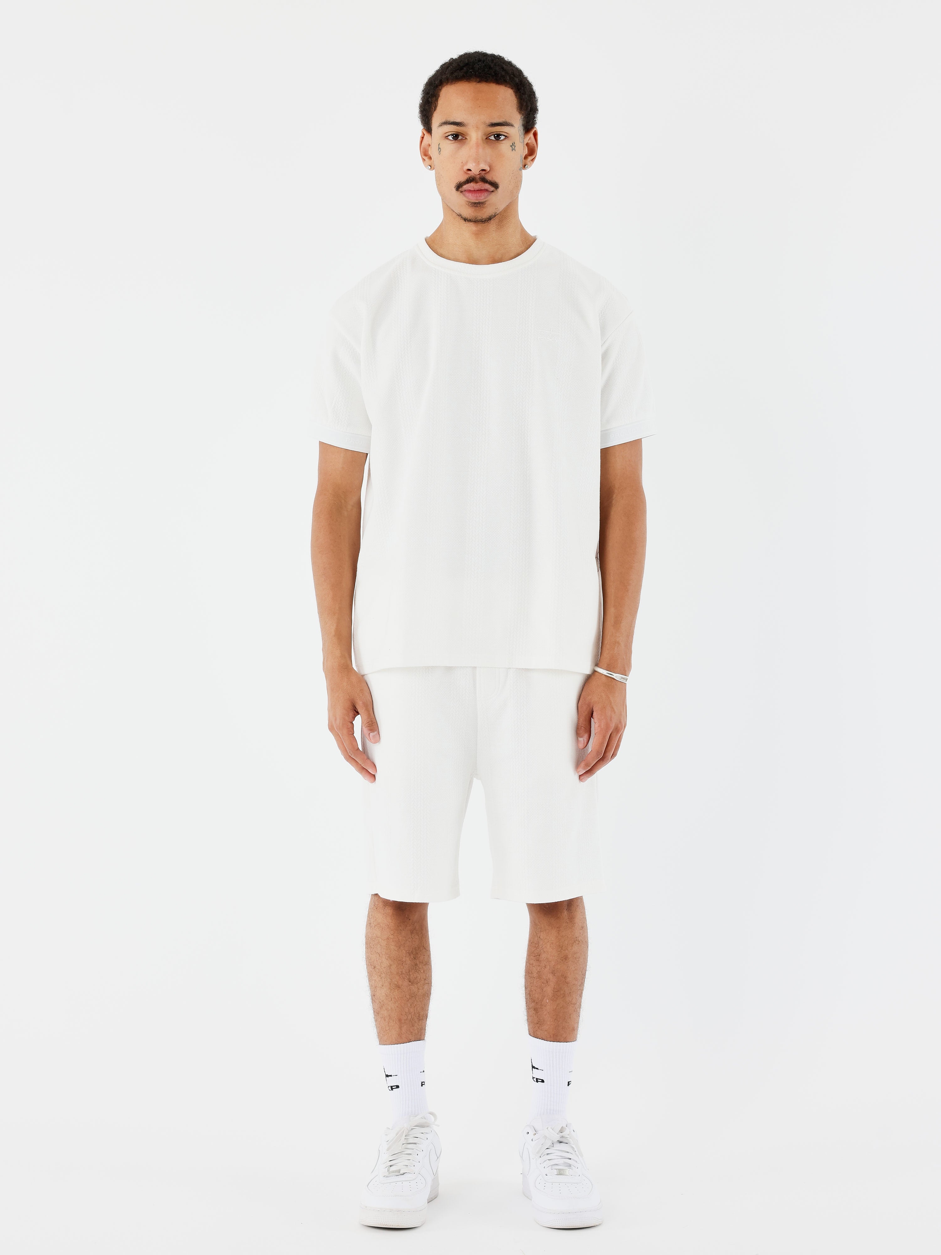 t-shirt-col-montant-maille-blanc-casse