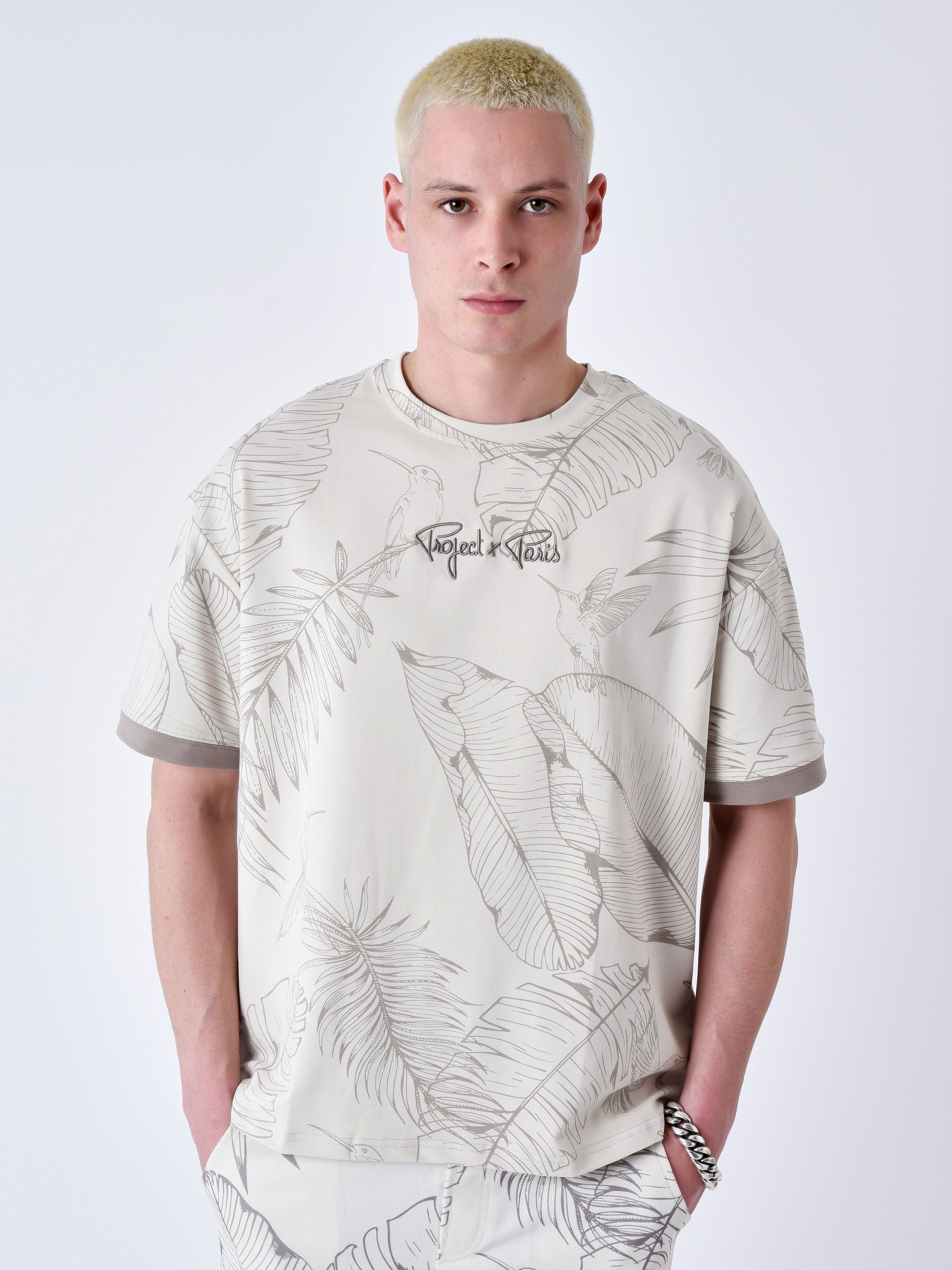 T-shirt med tryck Luxuriant-1