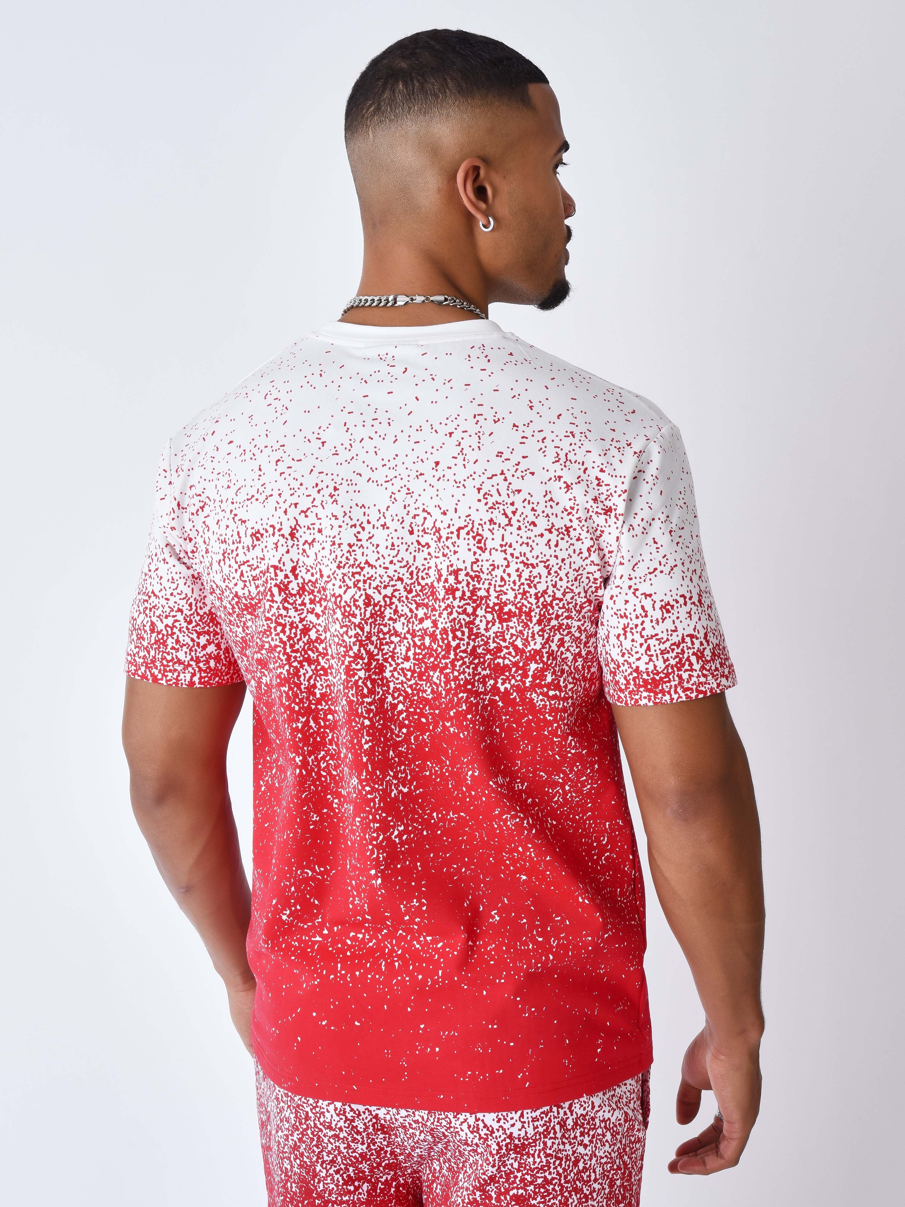 t-shirt-imprime-spray-rouge
