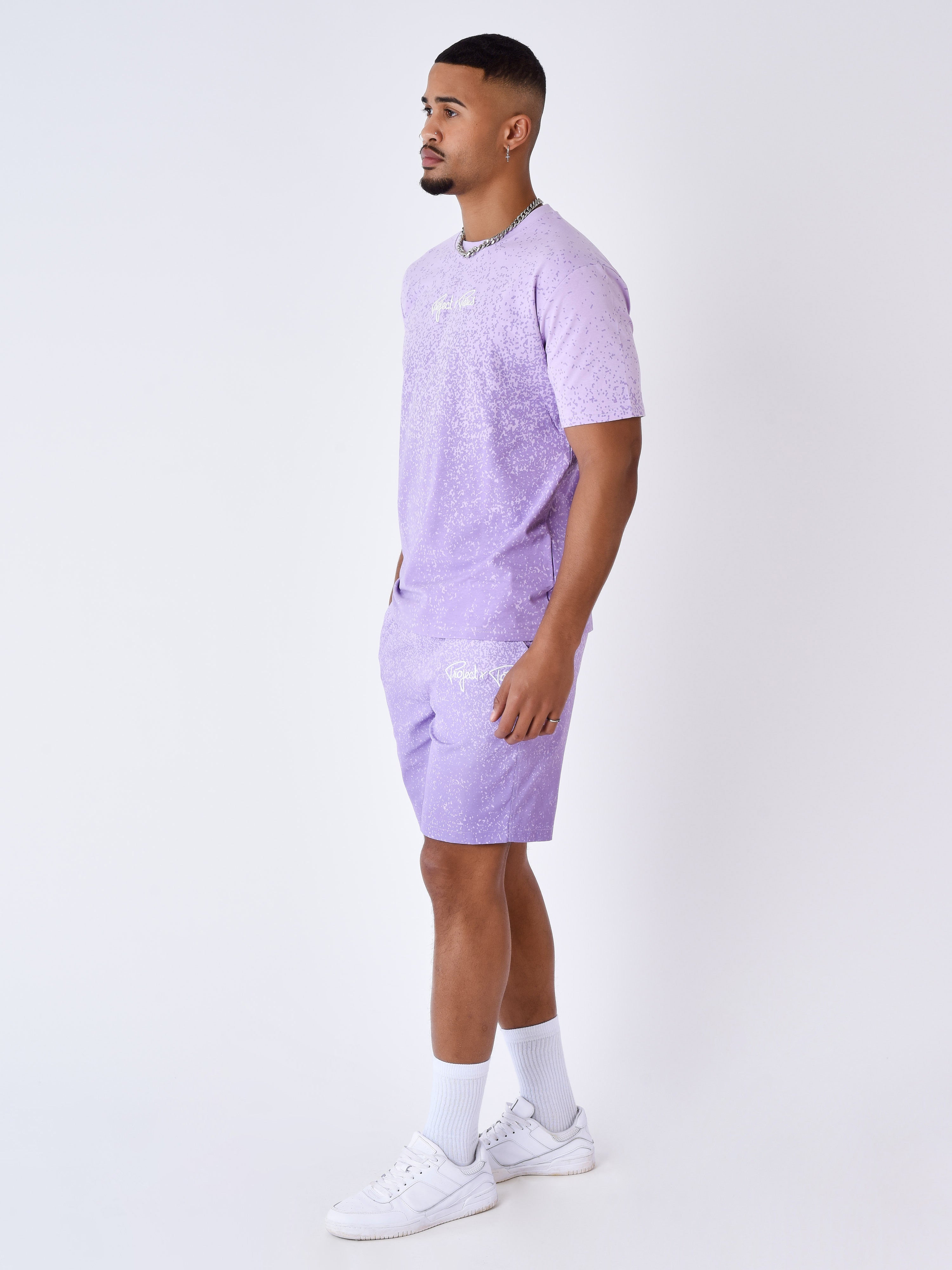 T-shirt con stampa Spray-5