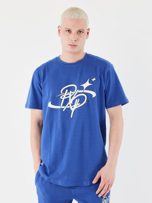 t-shirt-kalash-x-pxp-bleu-electrique-modelshot