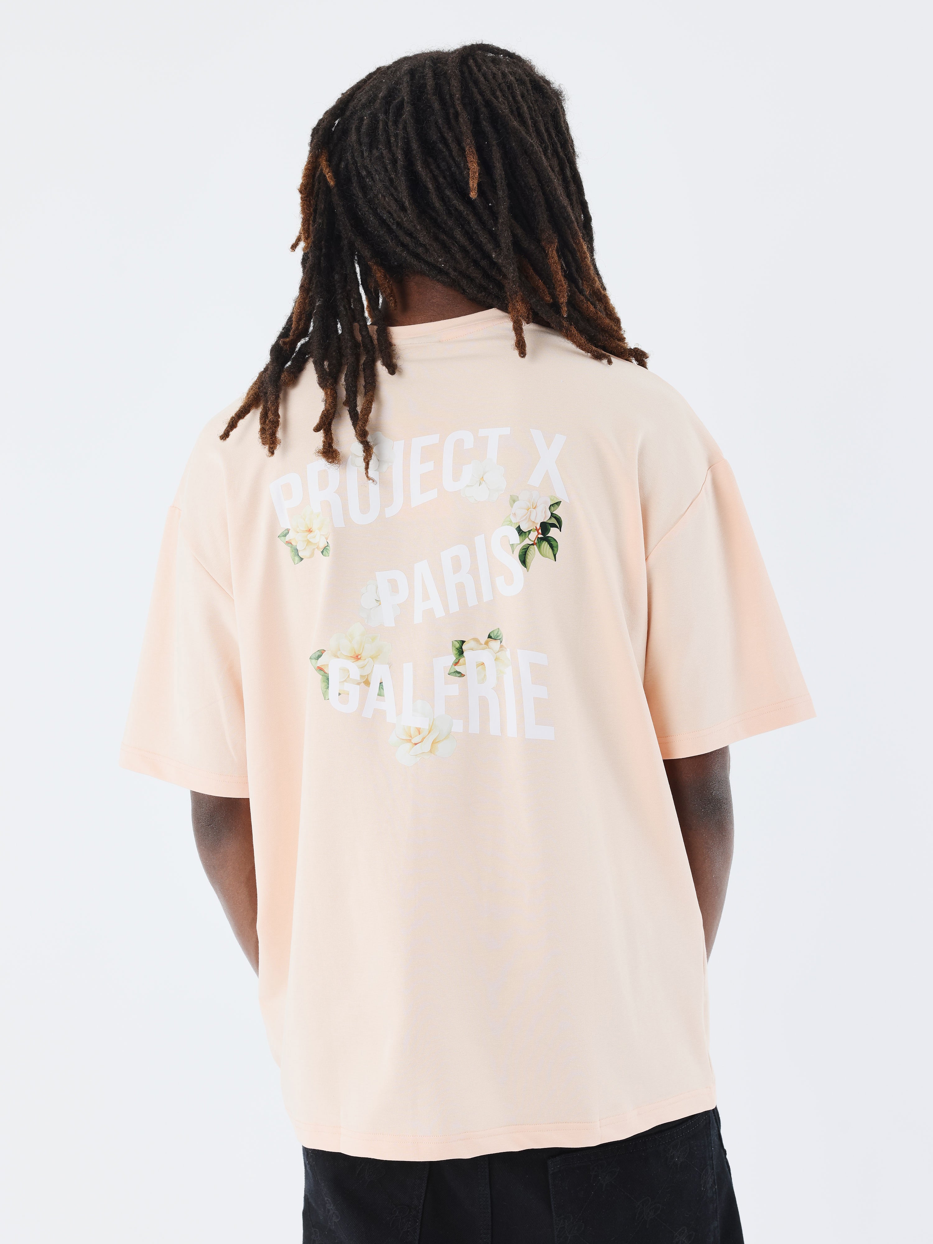 Tricou larg Floral-2
