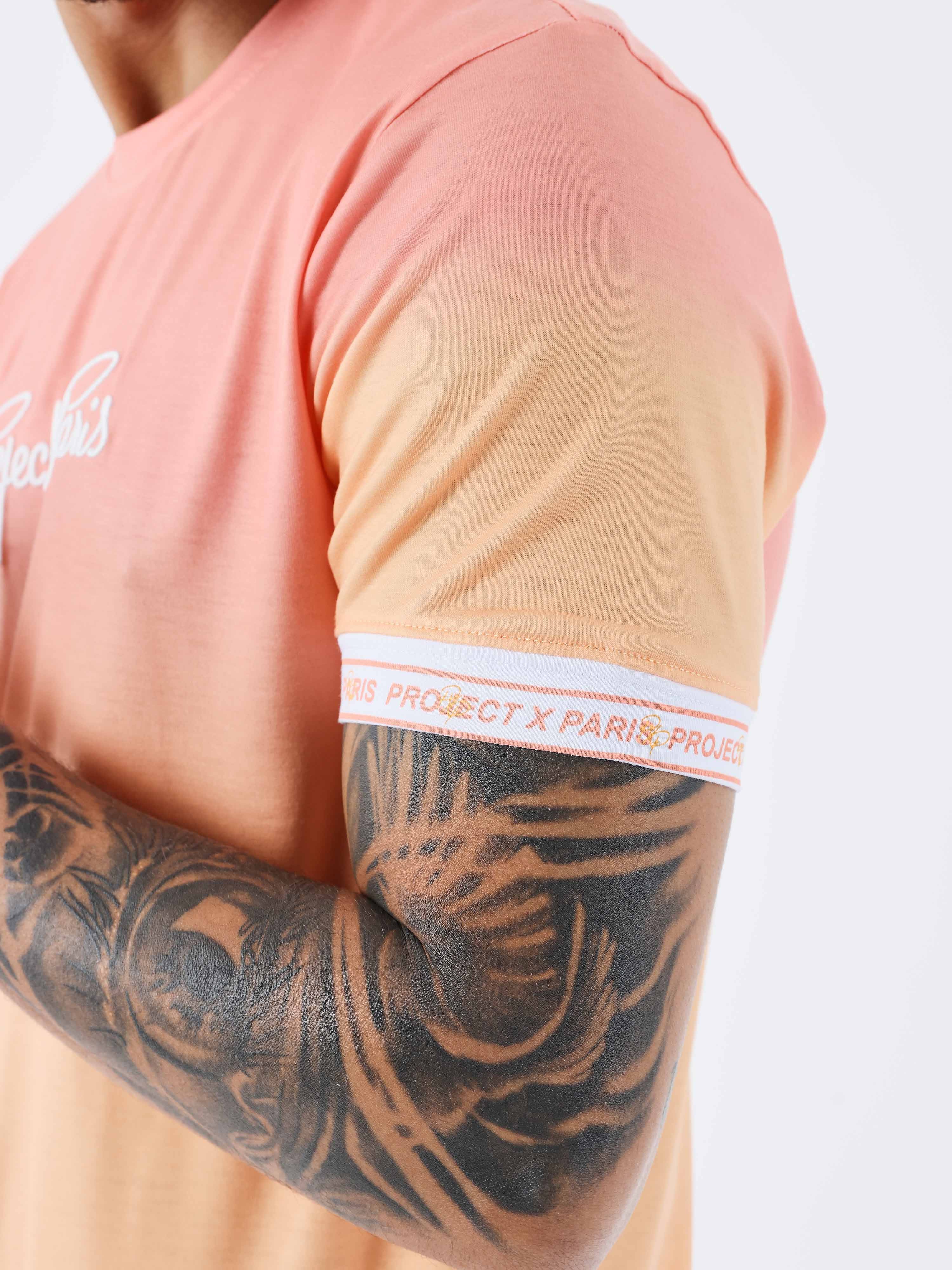 t-shirt-signature-degrade-rose-corail