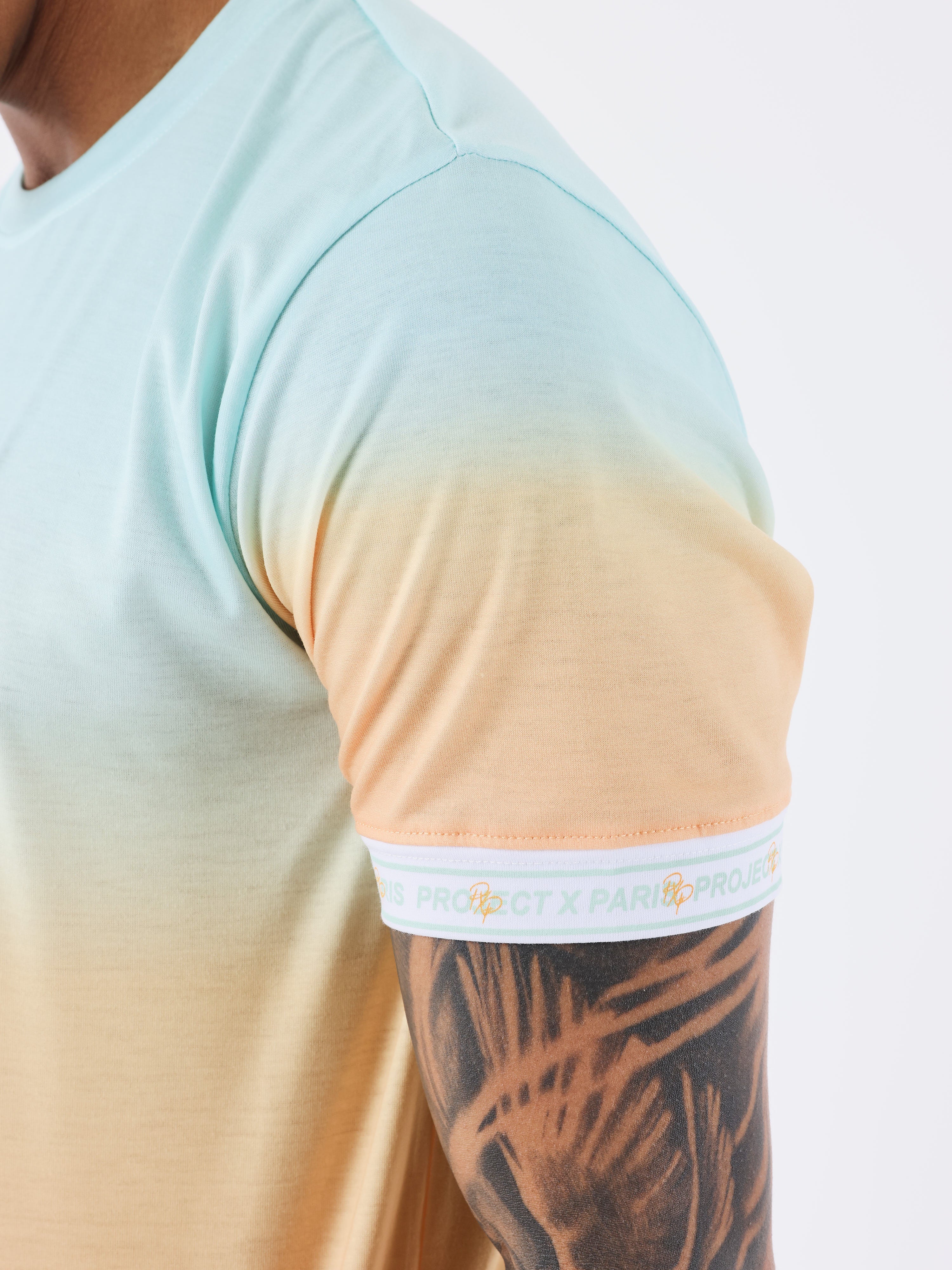 Signature gradient T-shirt-5