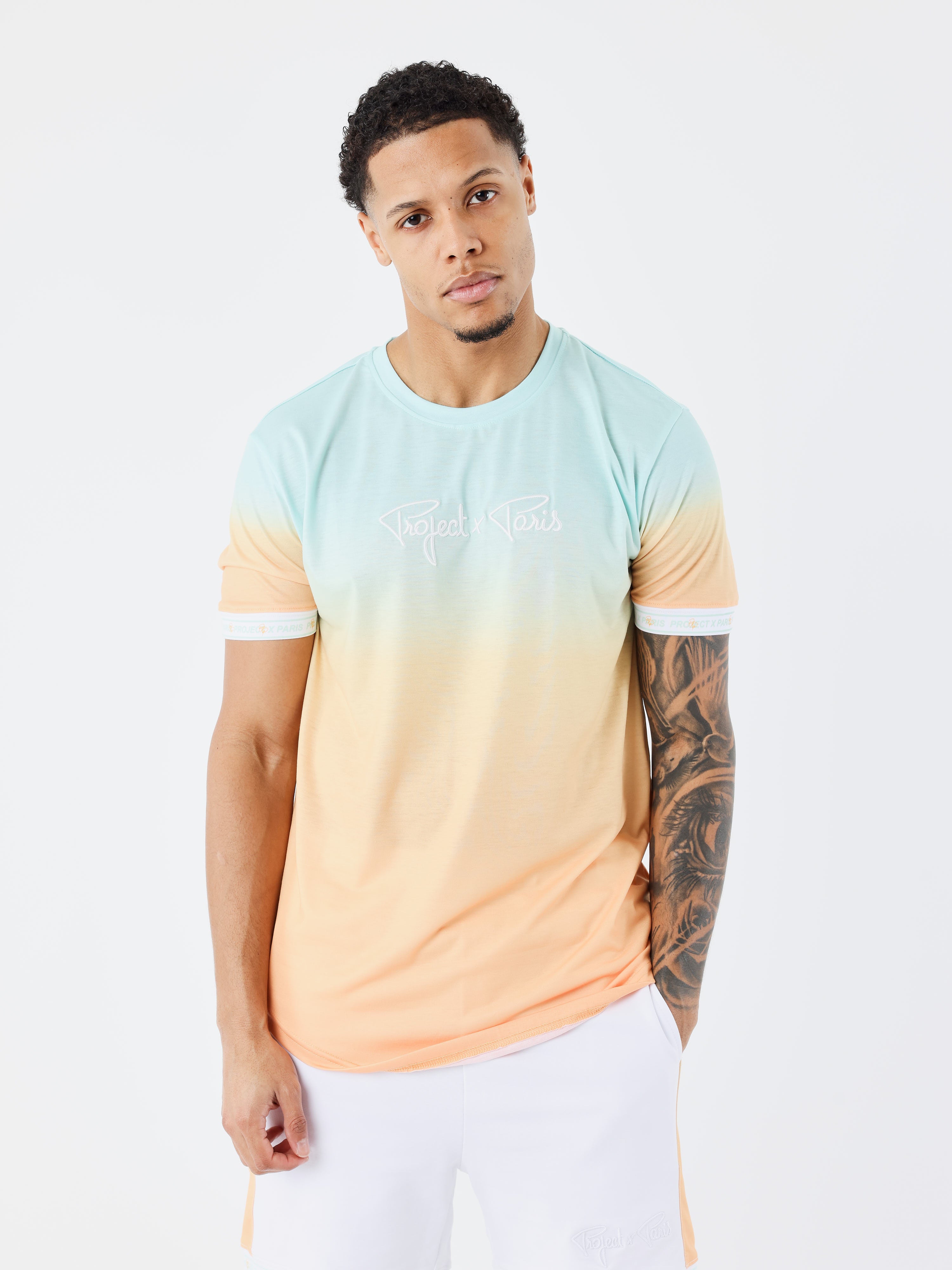 Signature gradient T-shirt-1