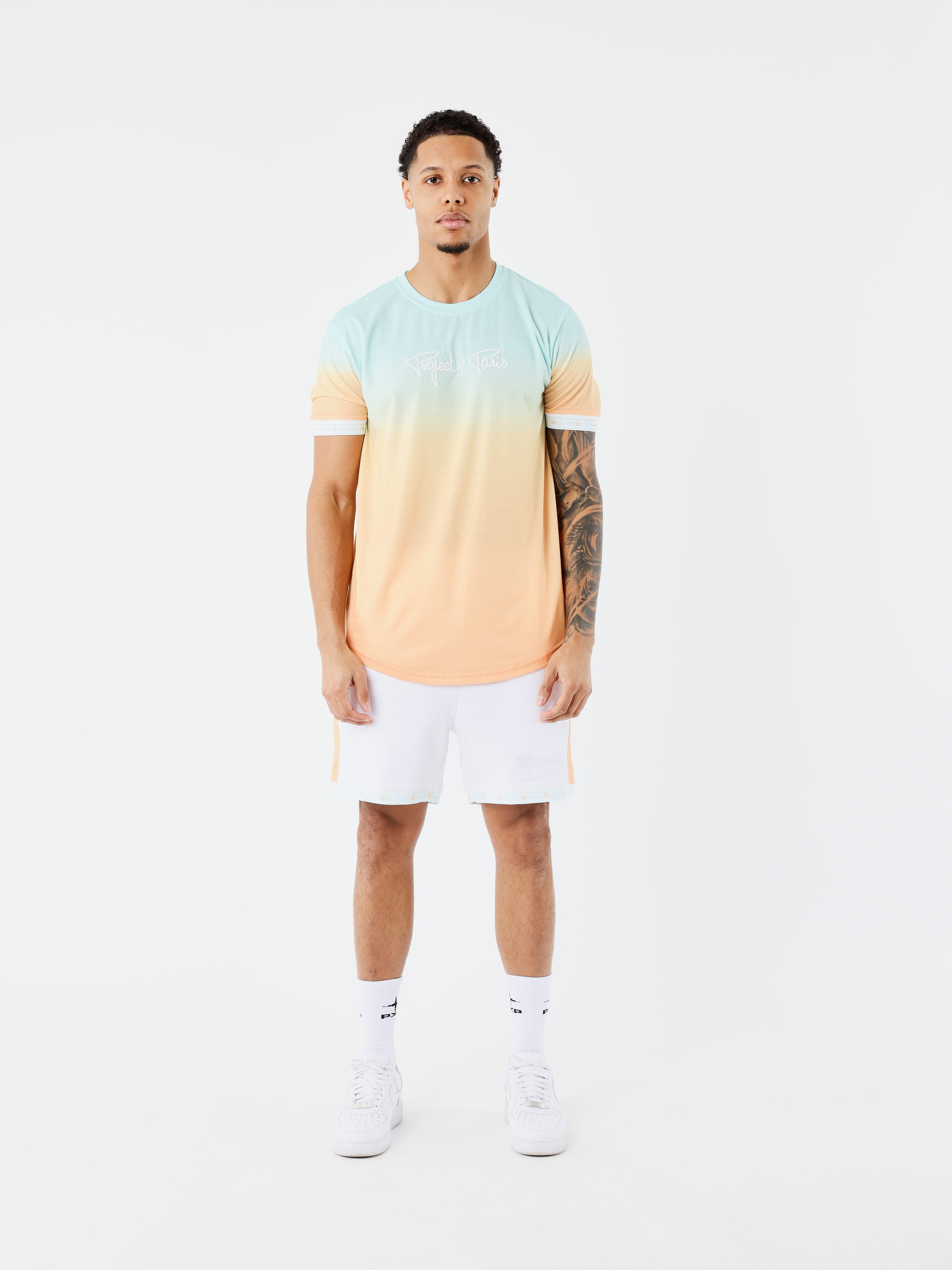 Signature gradient T-shirt-3