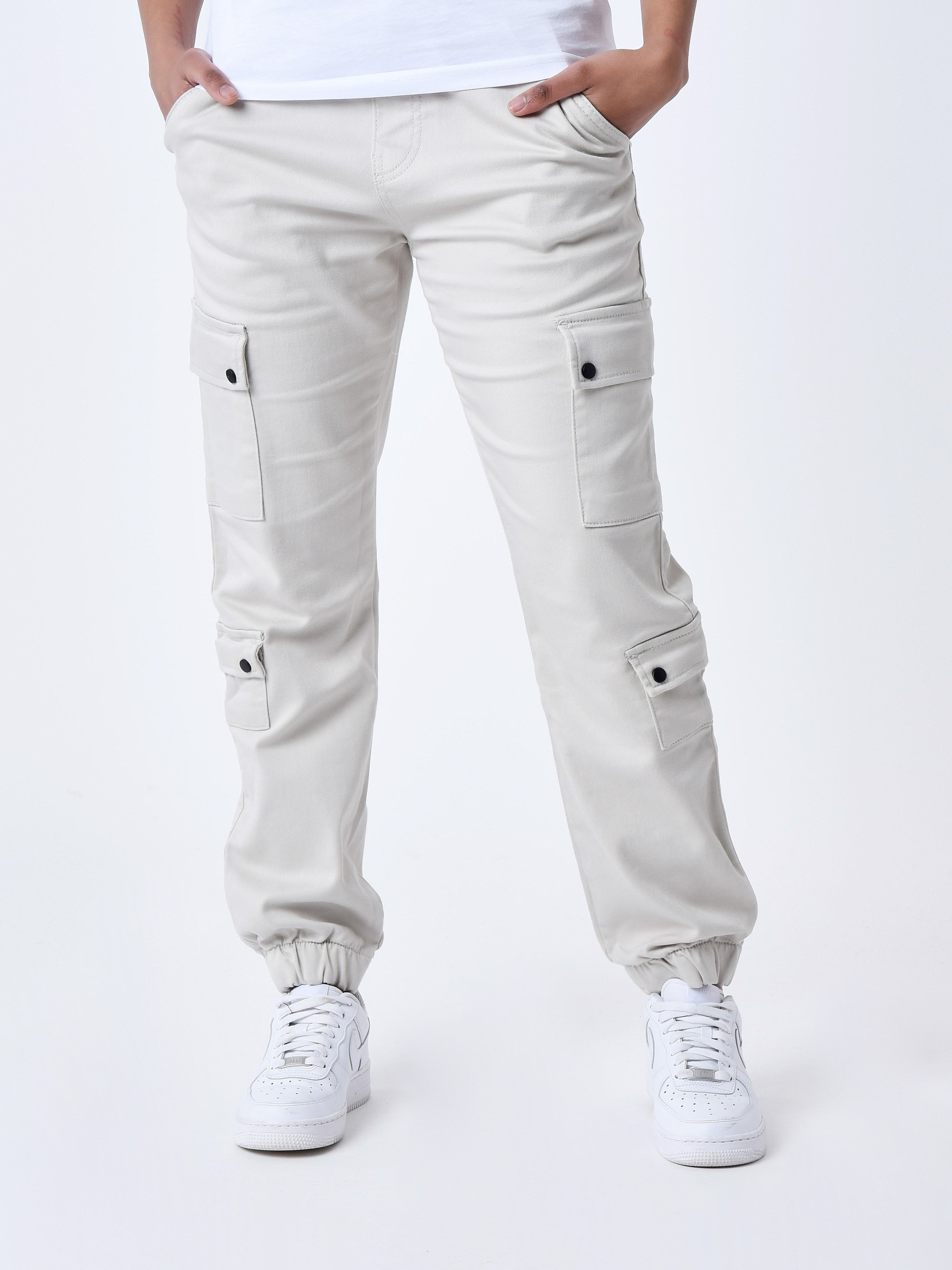 Cargo multi-poches avec serrage élastique-8