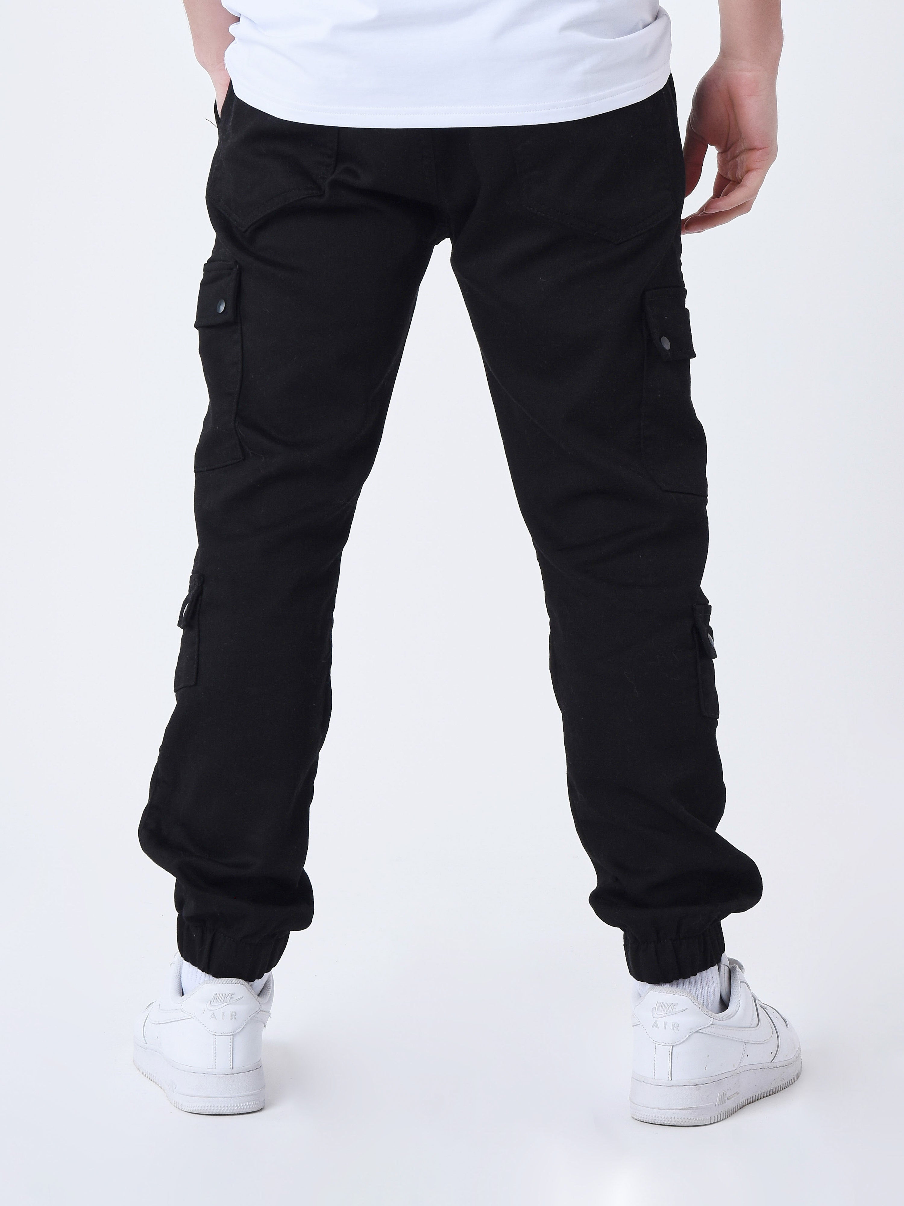 Cargo multi-poches avec serrage élastique-5