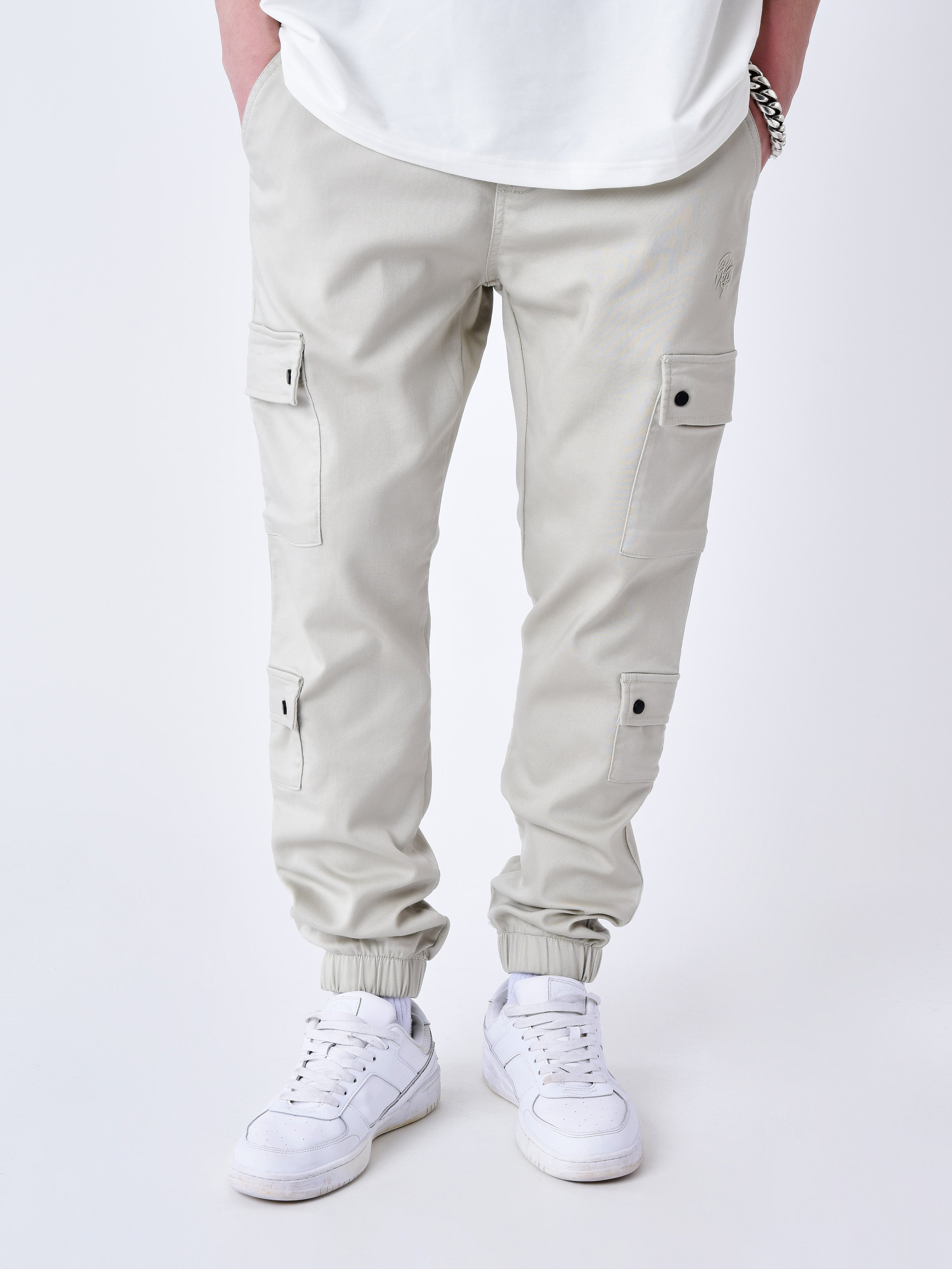Cargo multi-poches avec serrage élastique-3