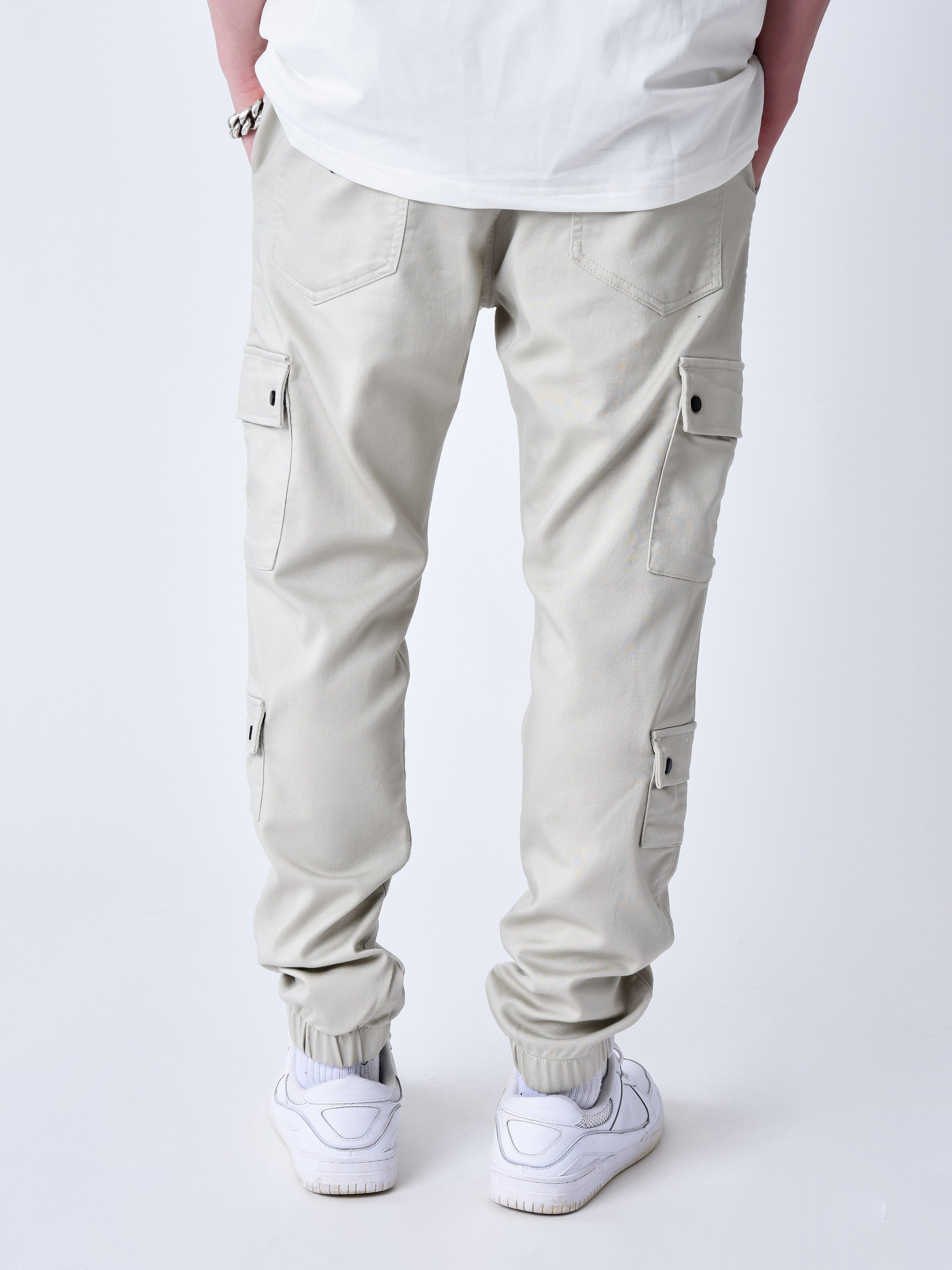 Cargo multi-poches avec serrage élastique-4