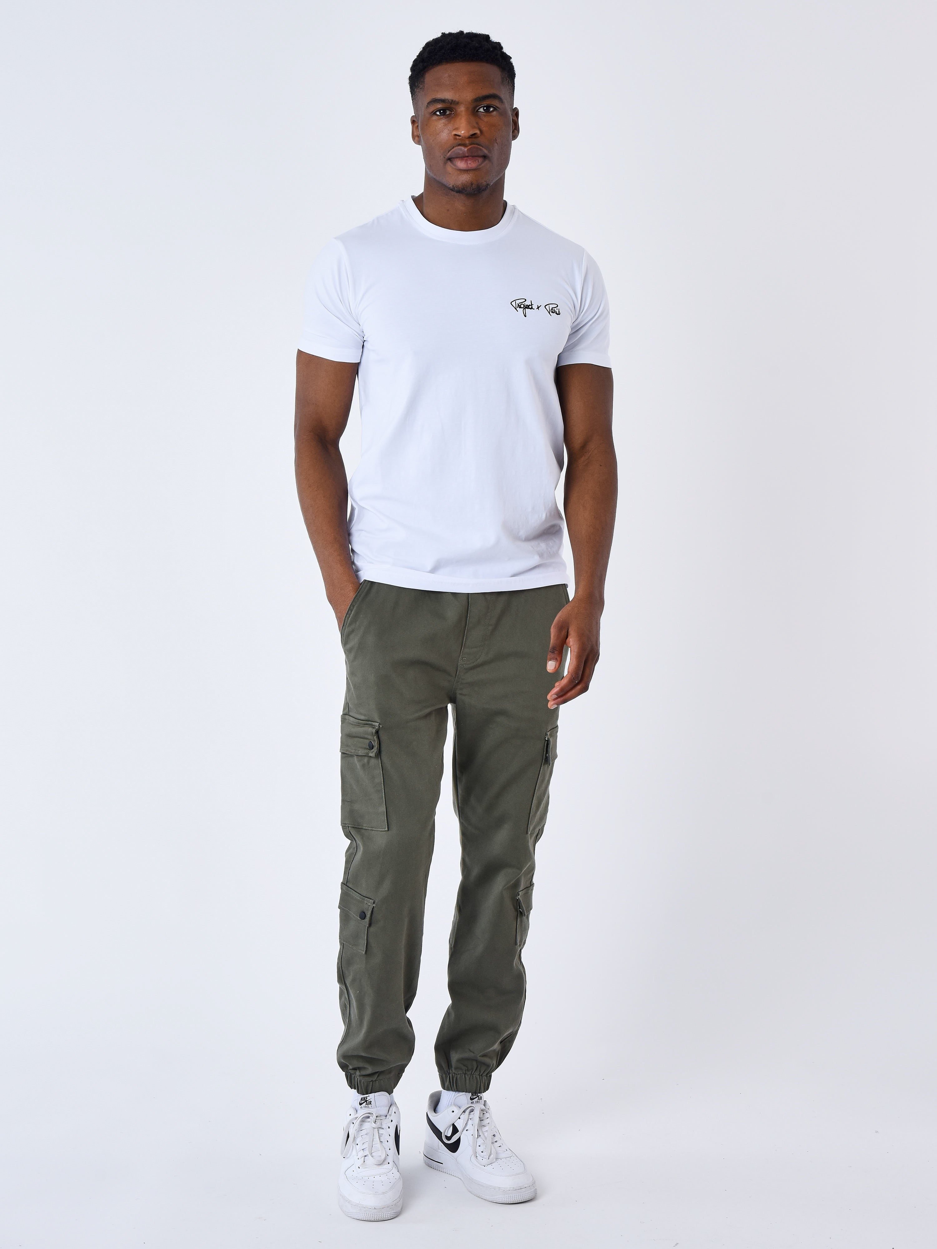 Cargo multi-poches avec serrage élastique-3