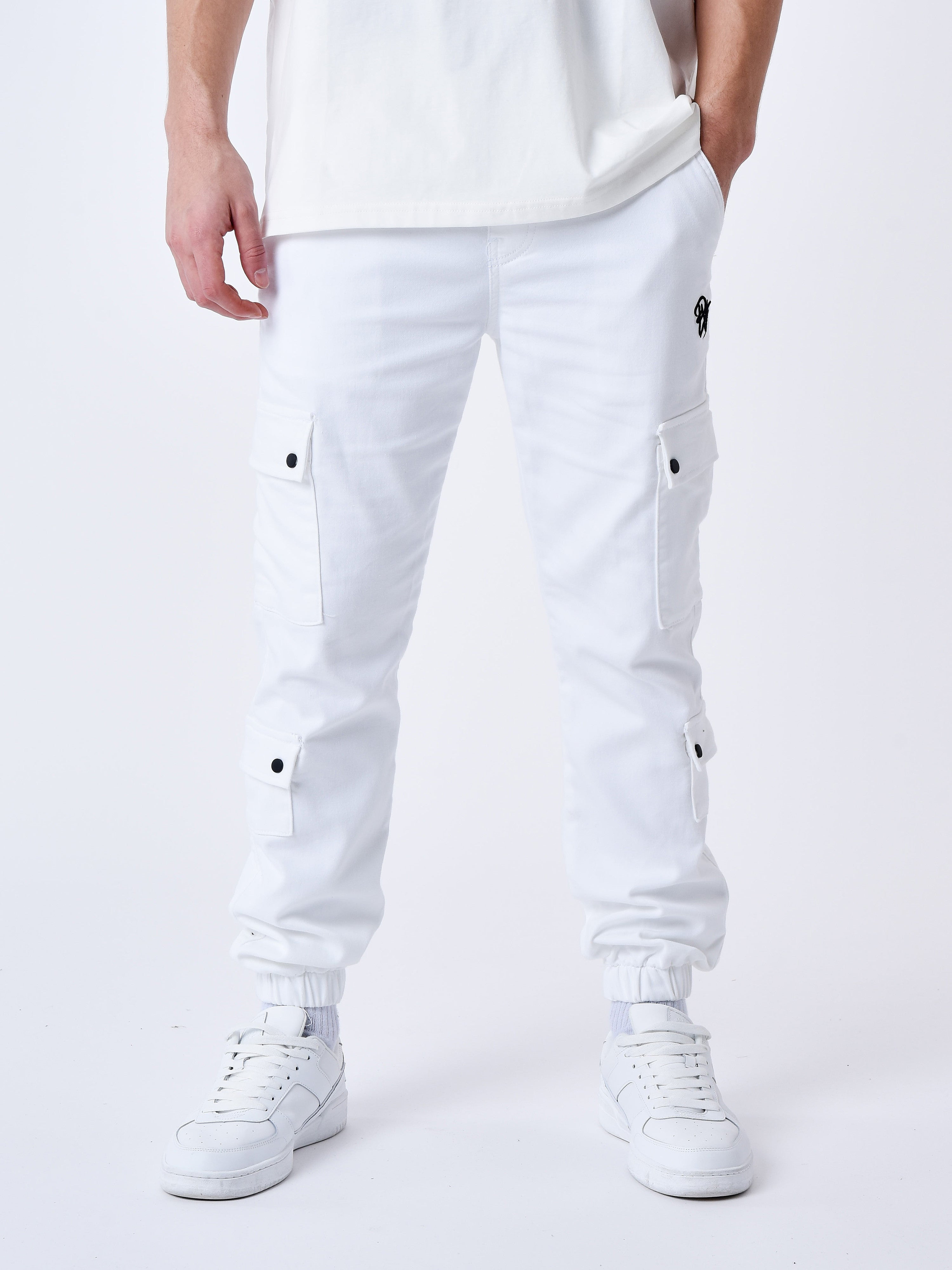Cargo multi-poches avec serrage élastique-3