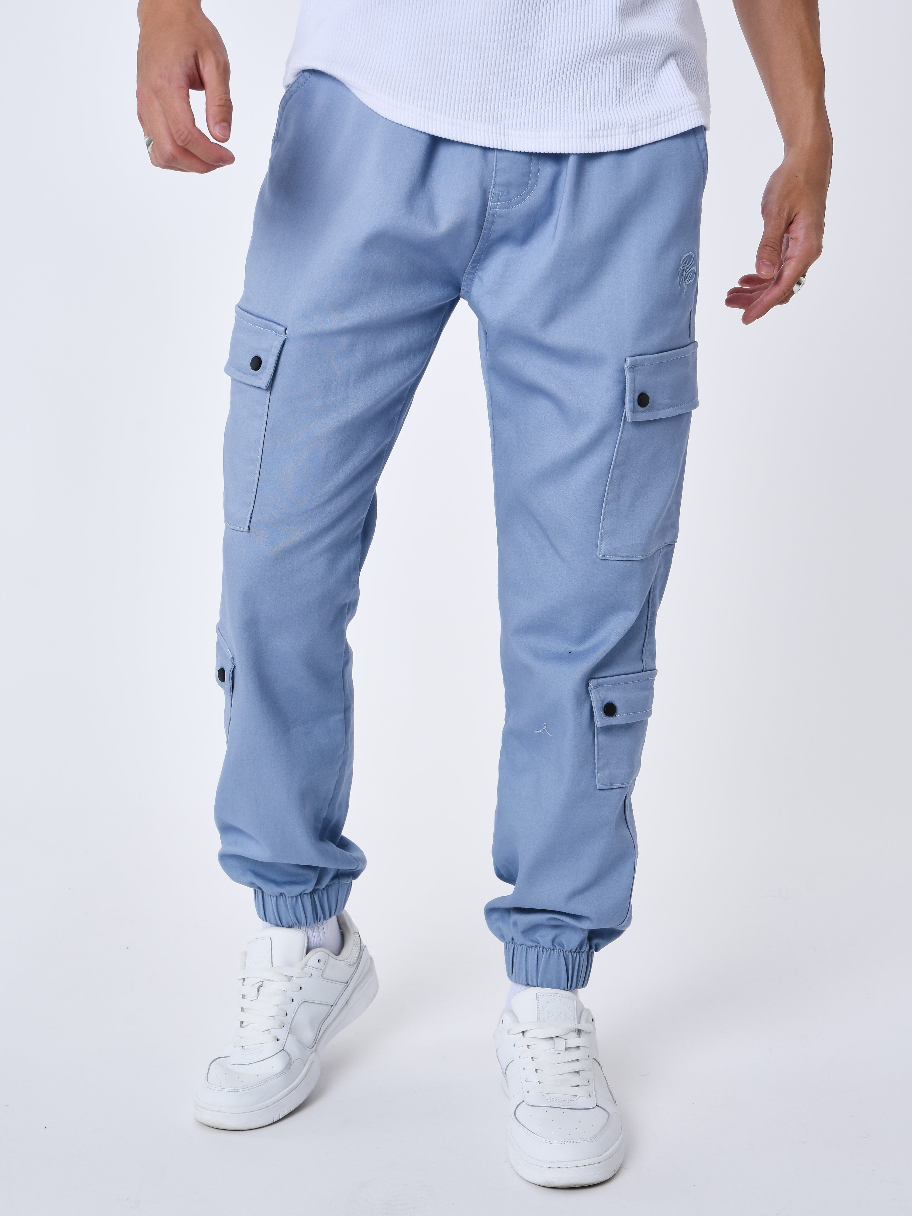 Cargo multi-poches avec serrage élastique-2