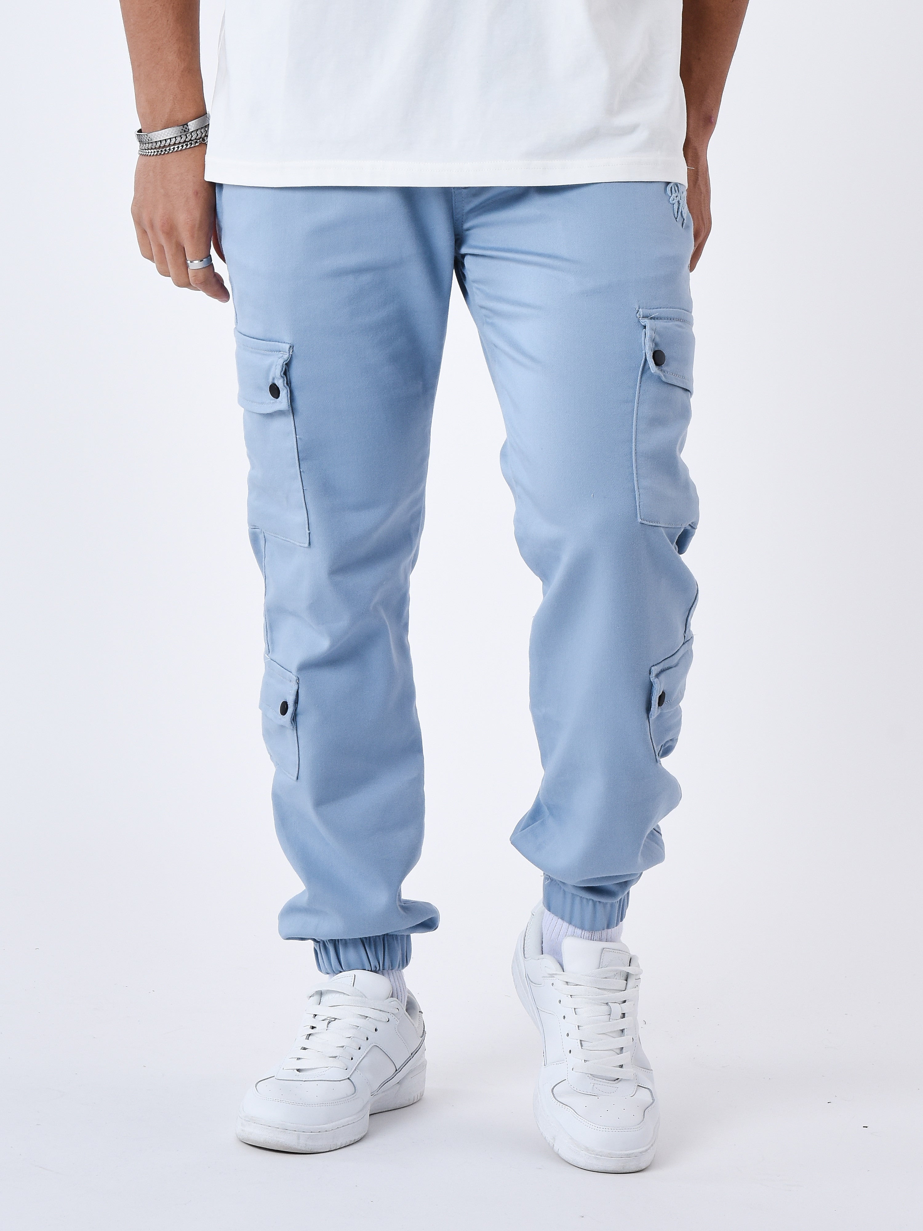Cargo multi-poches avec serrage élastique-3