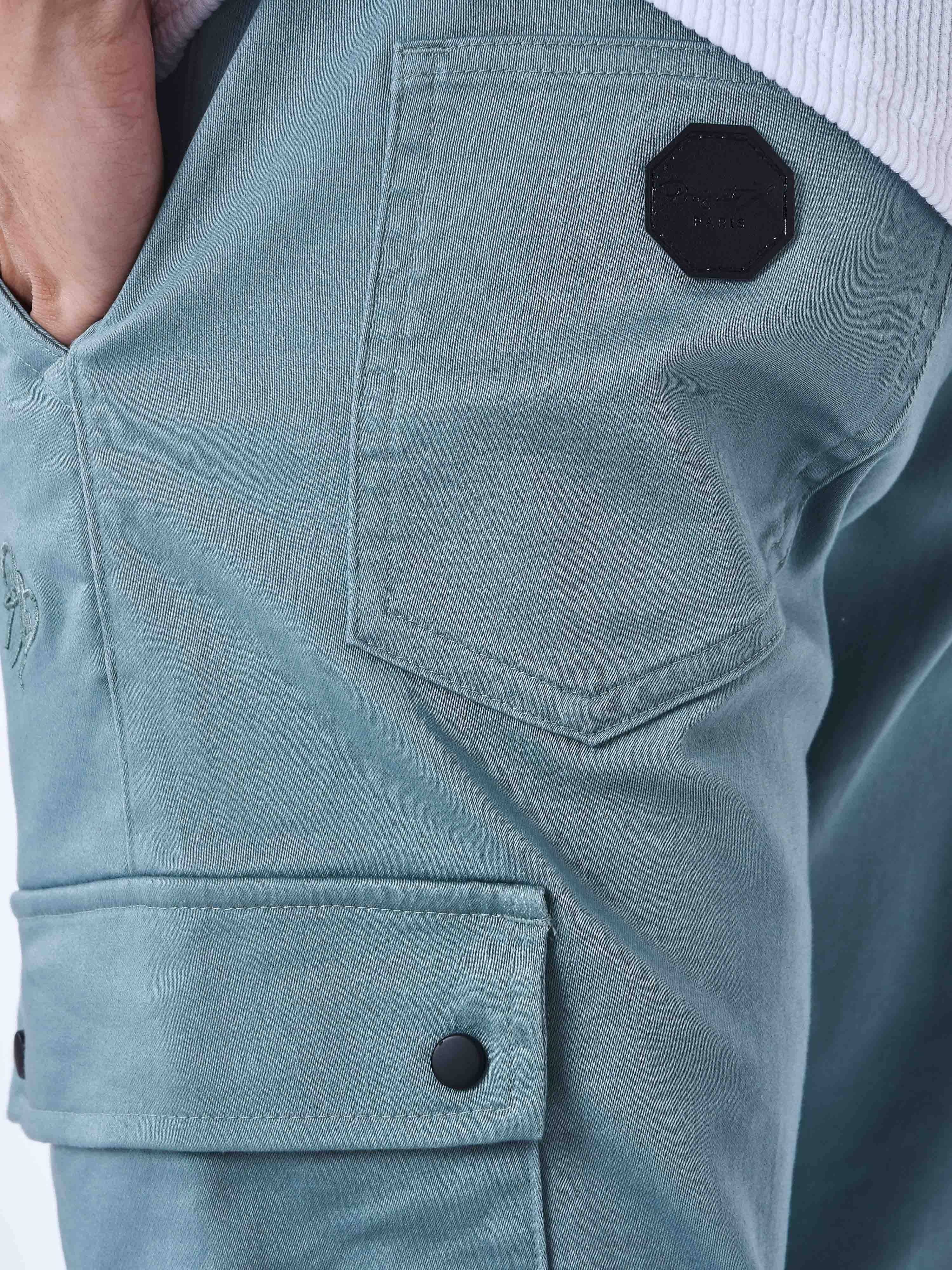 Cargo multi-poches avec serrage élastique-5