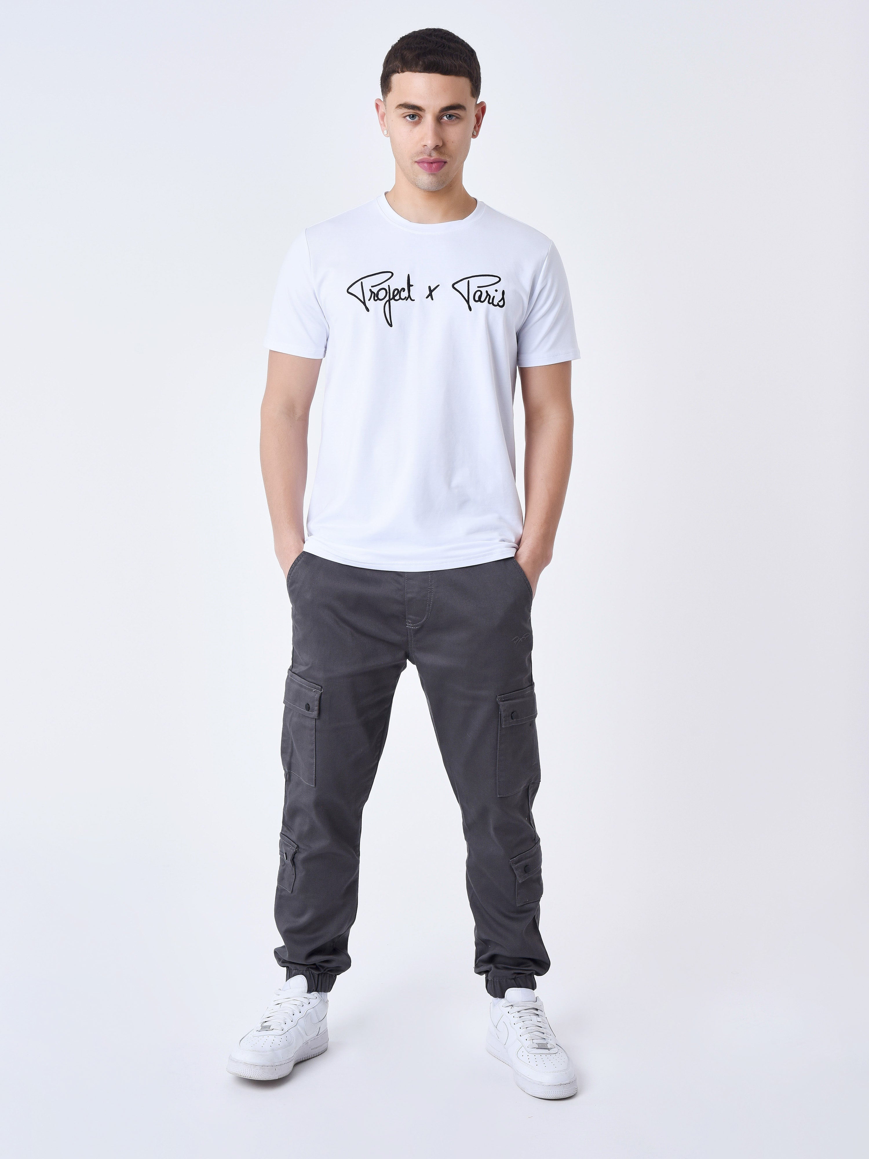 Cargo multi-poches avec serrage élastique-4