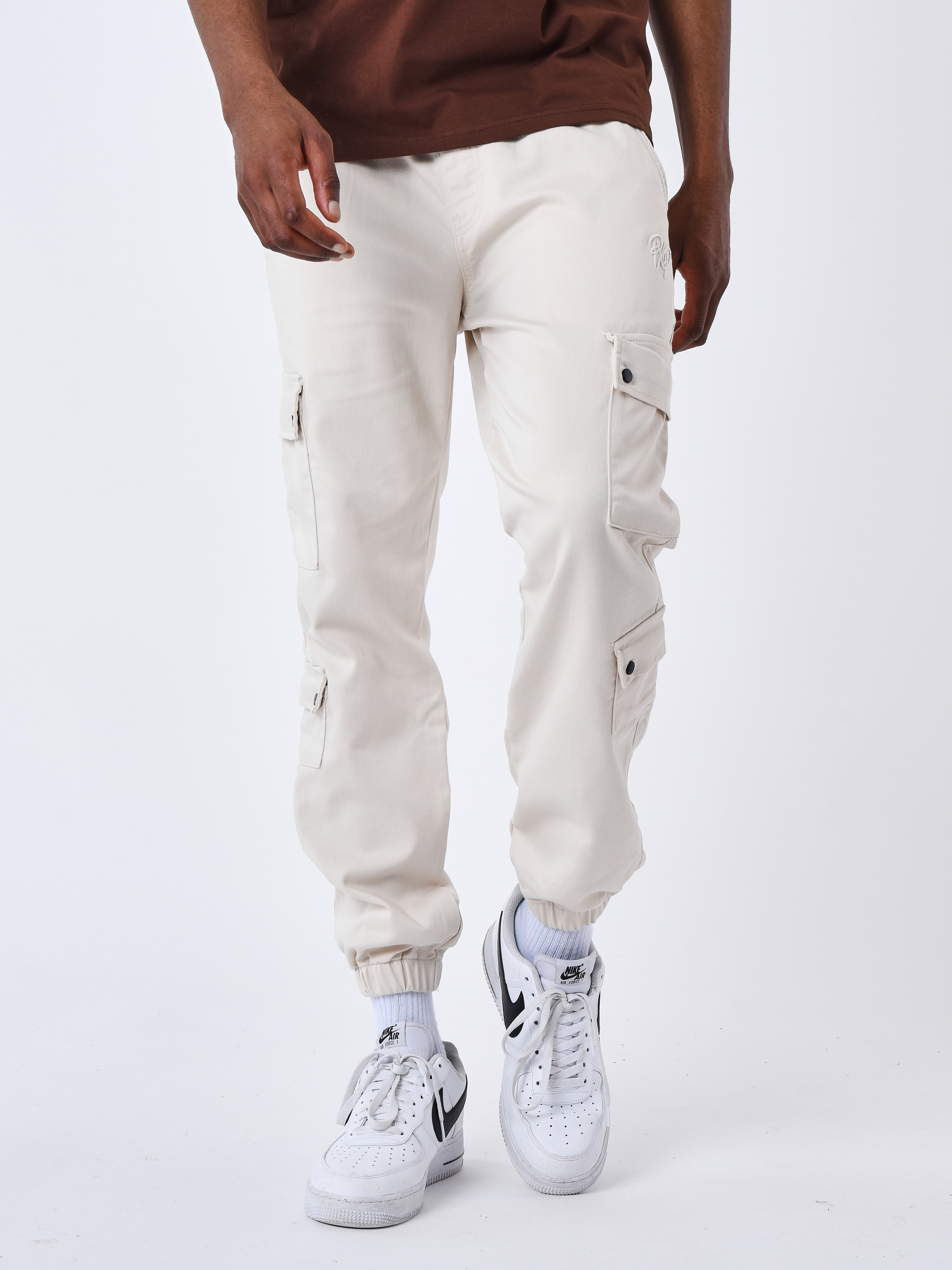 Cargo multi-poches avec serrage élastique-2