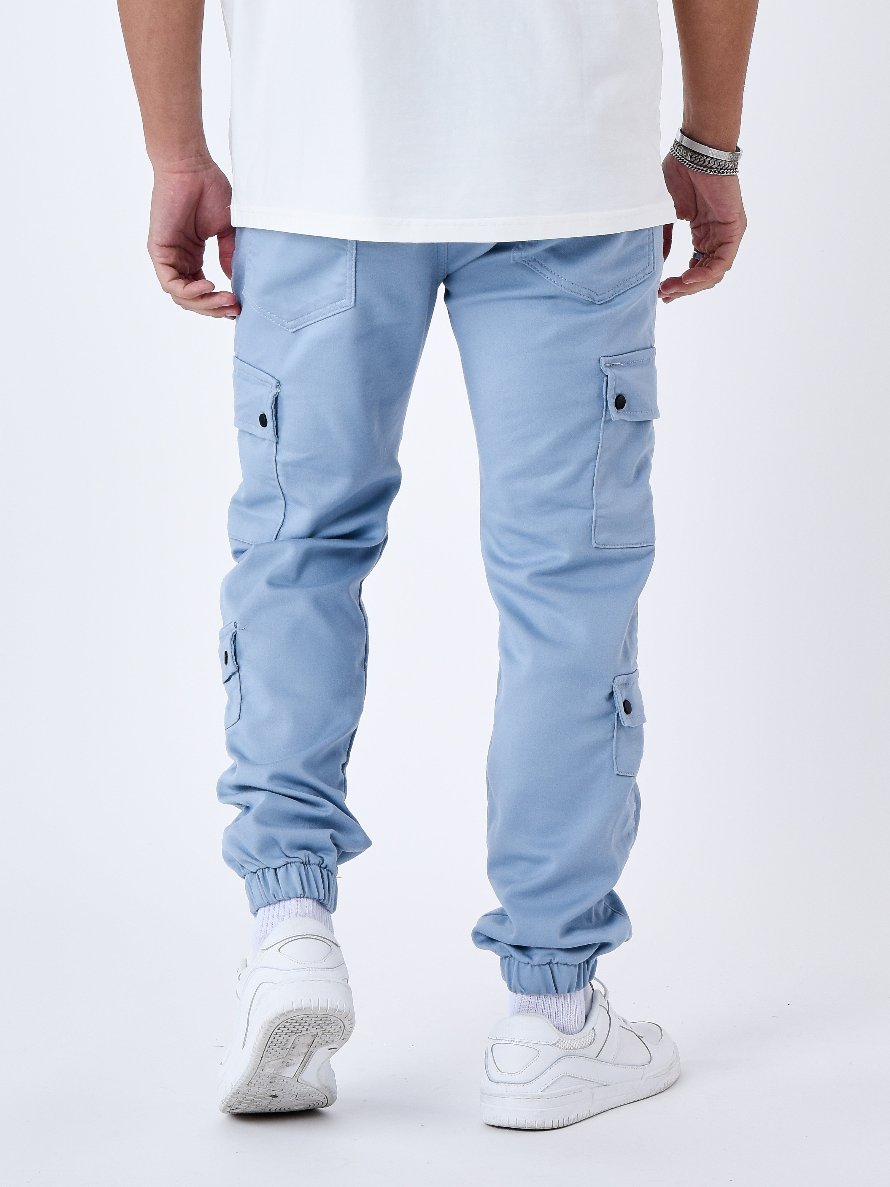 Cargo multi-poches avec serrage élastique-5