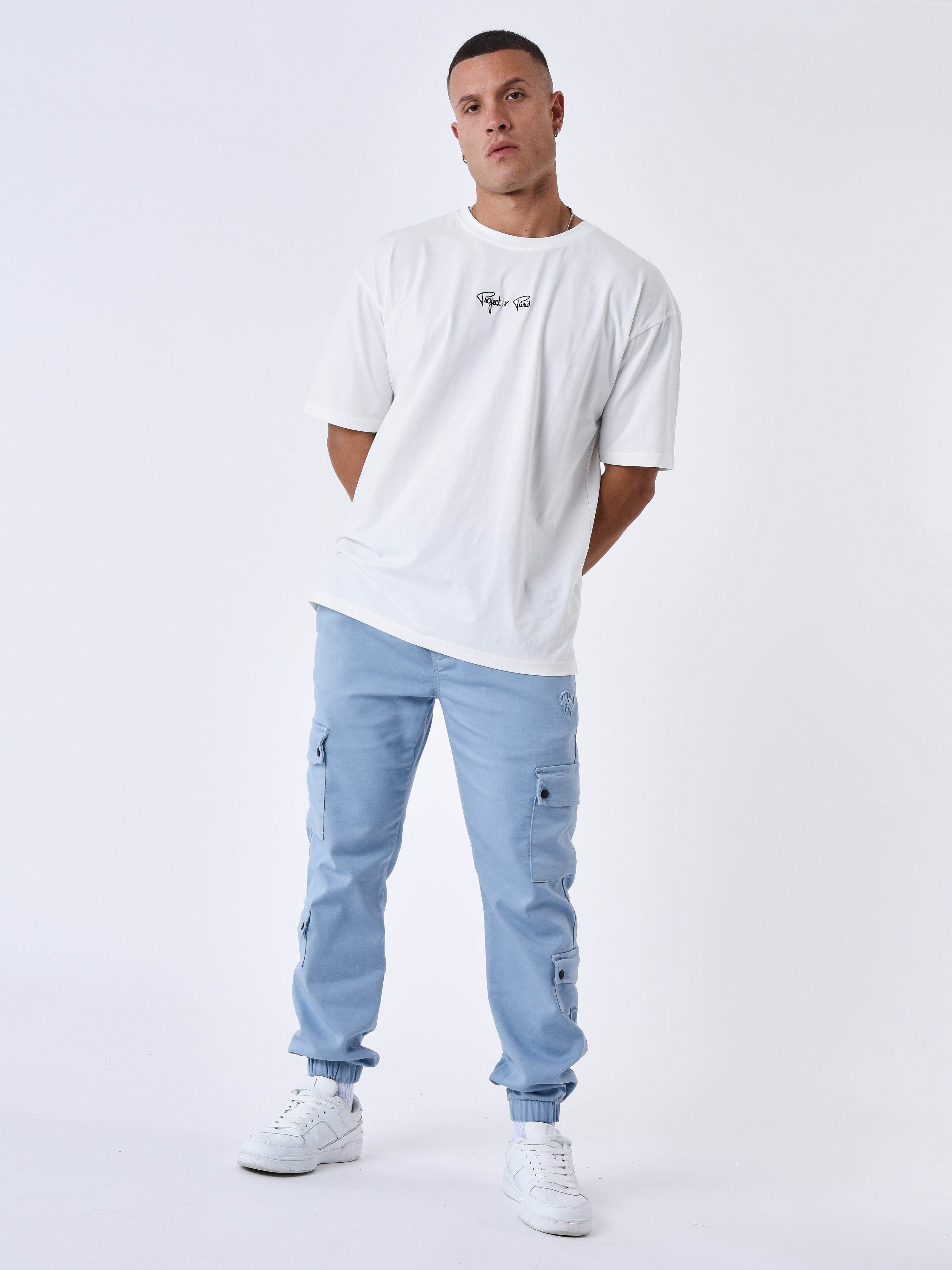 Cargo multi-poches avec serrage élastique-1