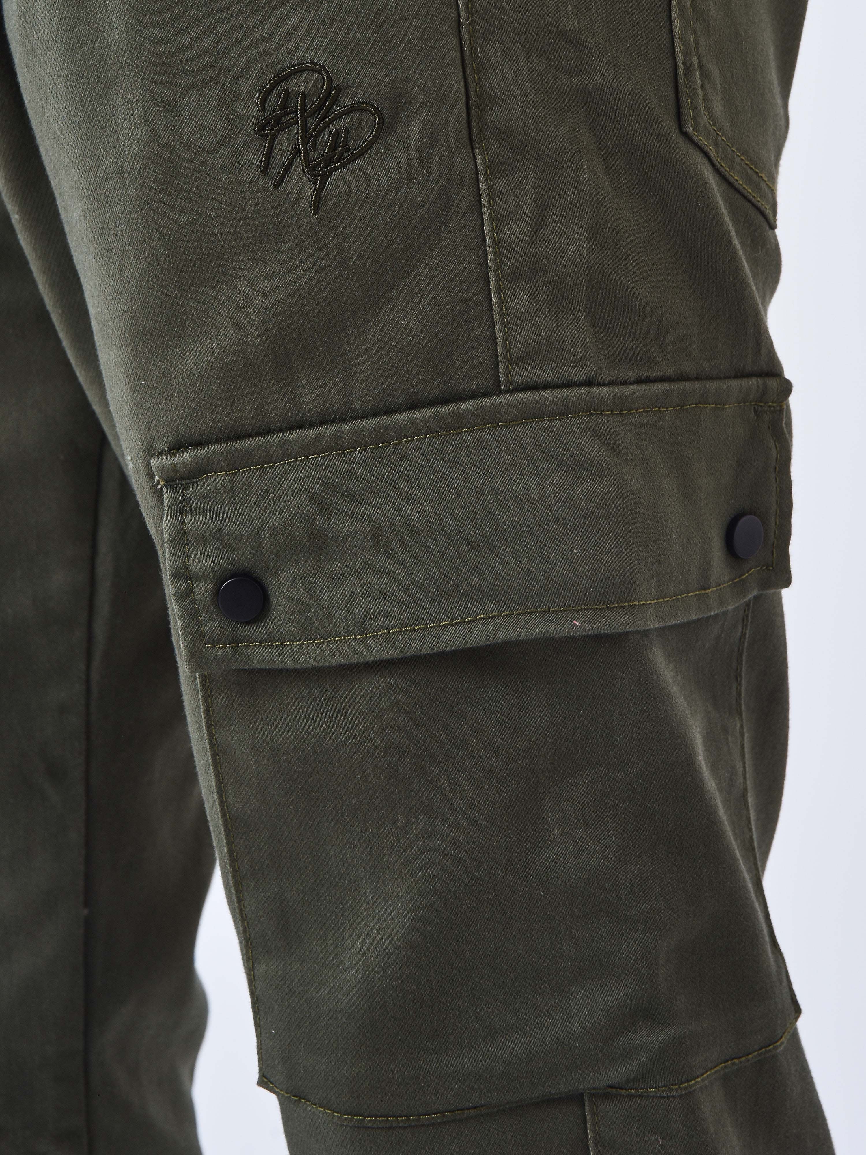 Cargo multi-poches avec serrage élastique-12