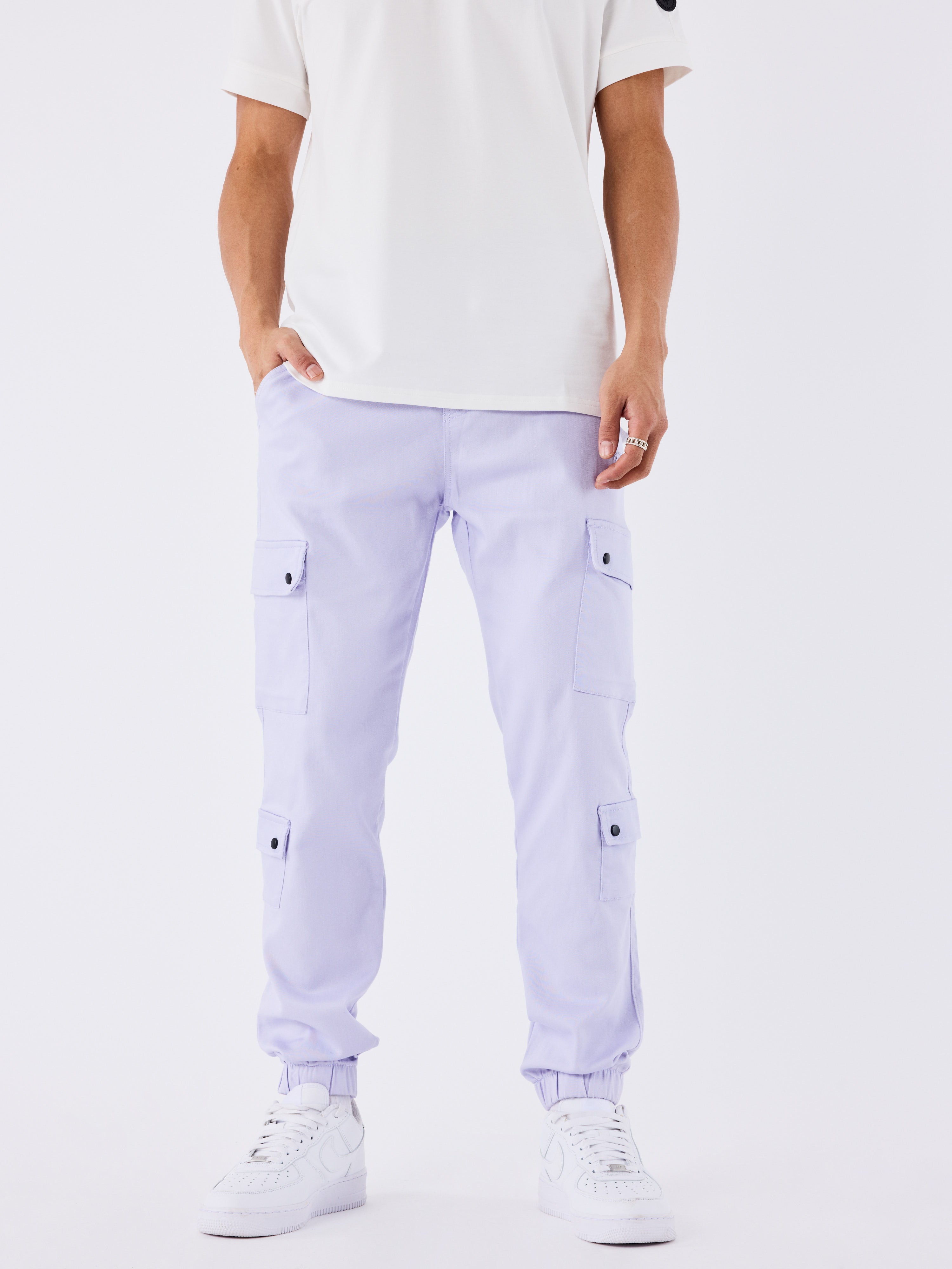 Cargo multi-poches avec serrage élastique-2