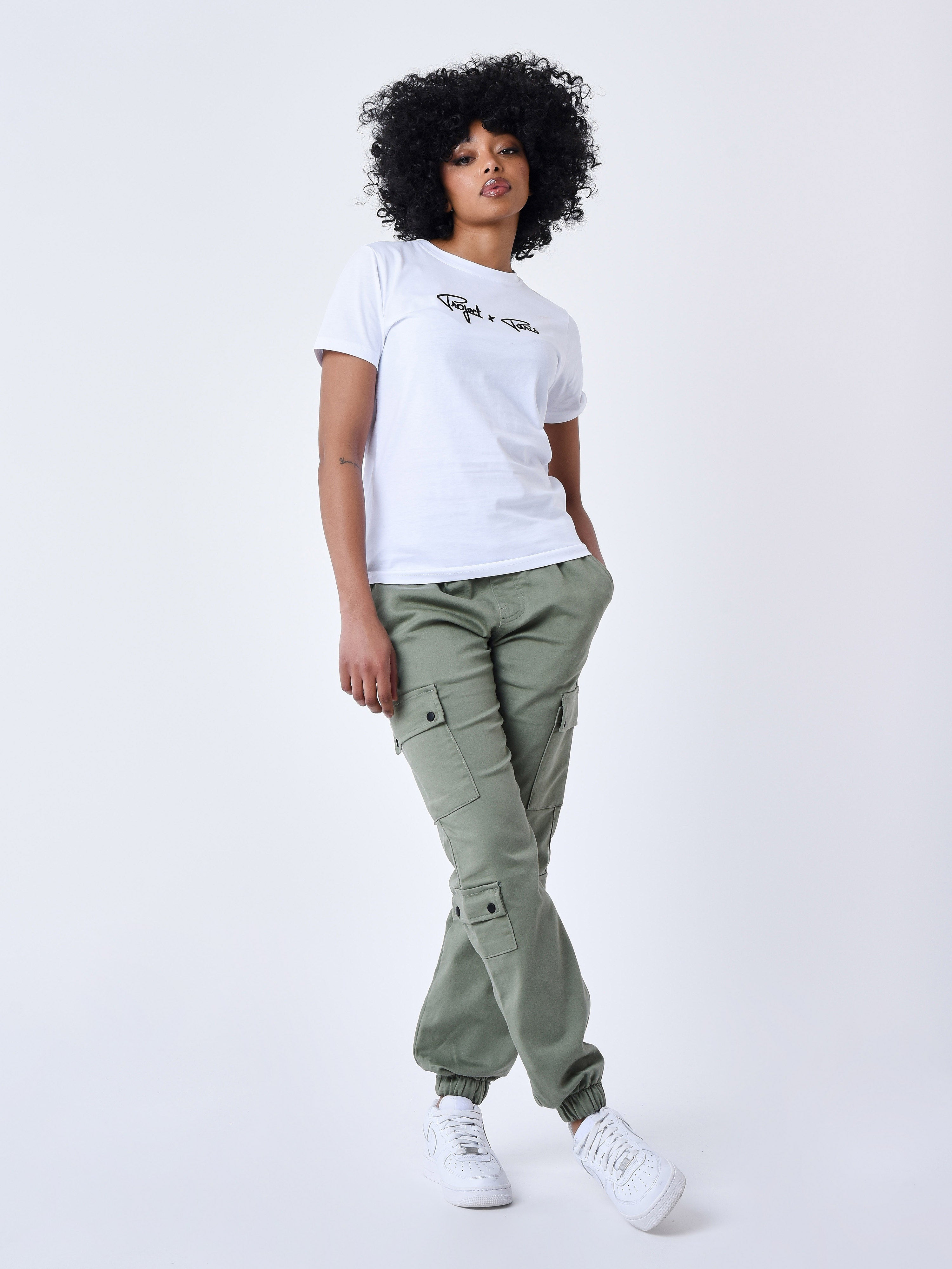 Cargo multi-poches avec serrage élastique-8
