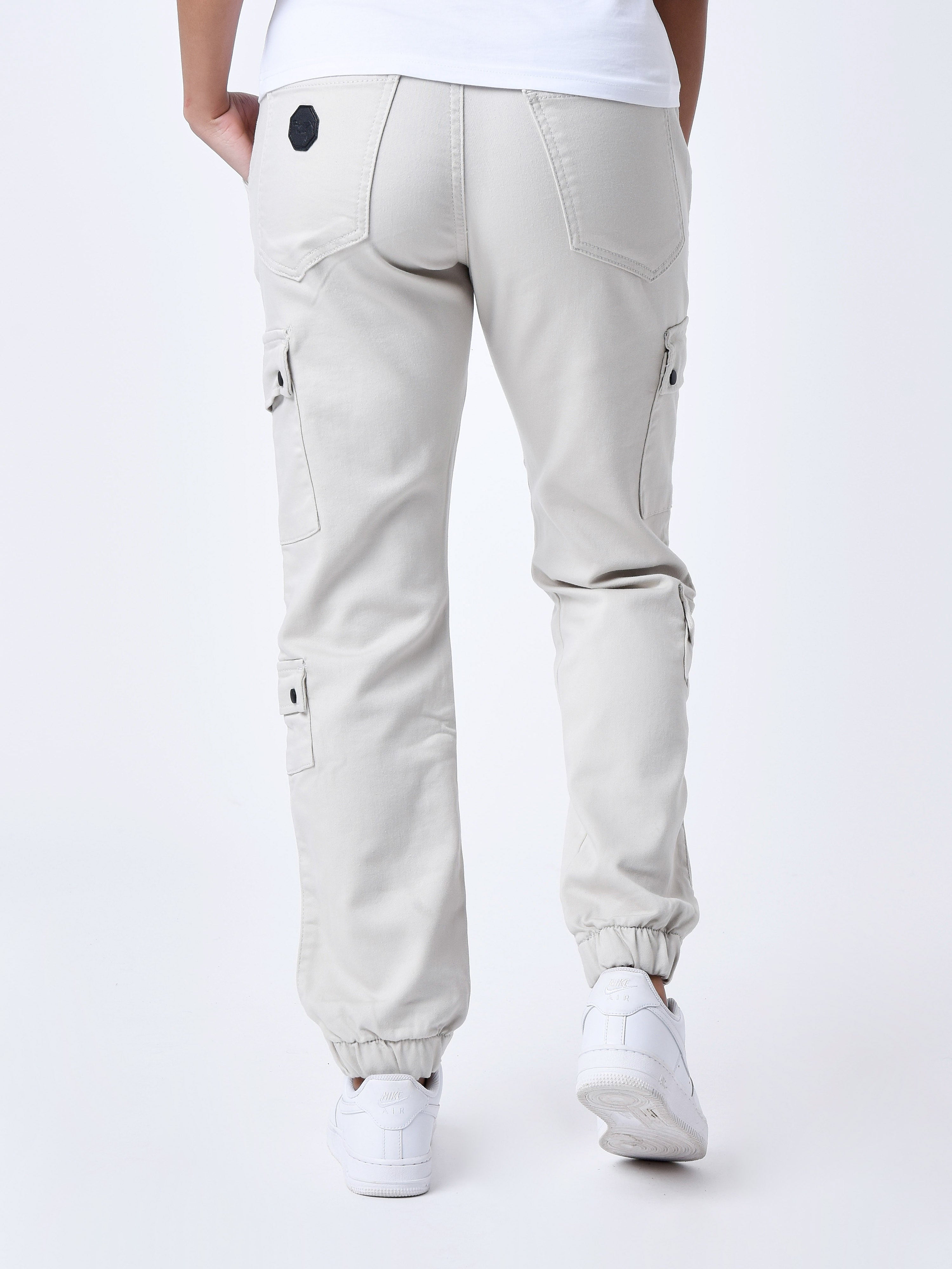 Cargo multi-poches avec serrage élastique-9