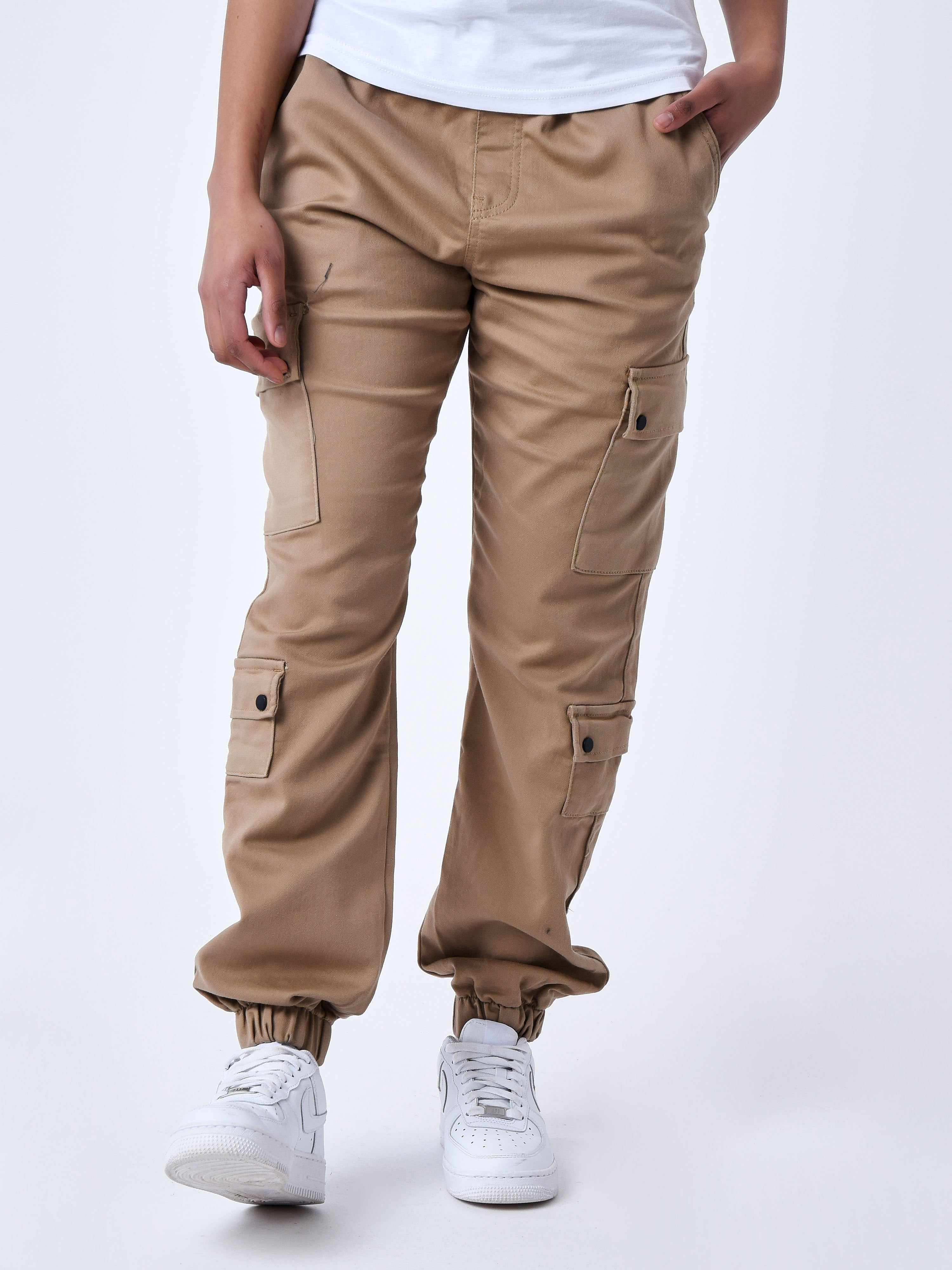 Cargo multi-poches avec serrage élastique-9