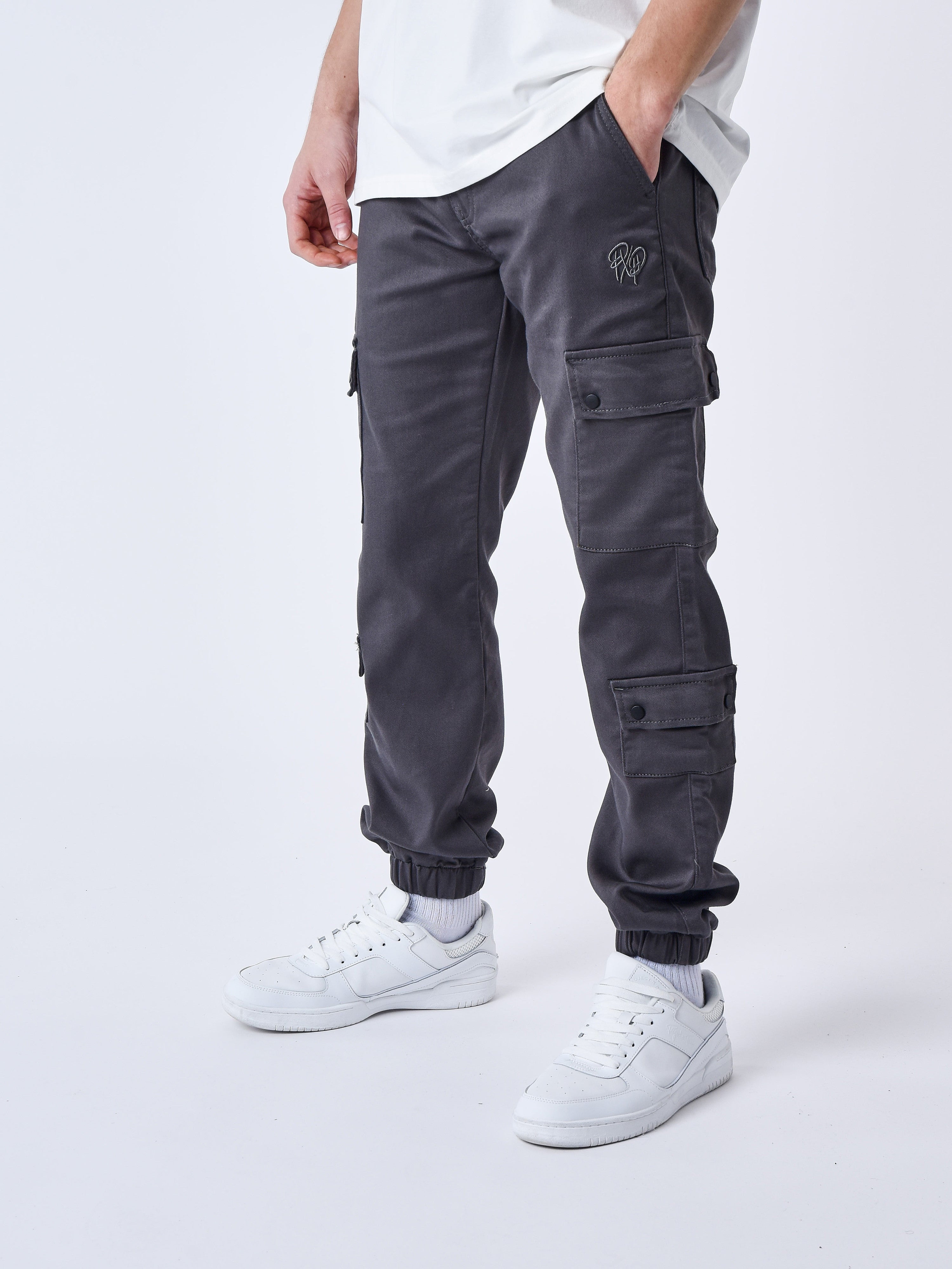 Cargo multi-poches avec serrage élastique-3