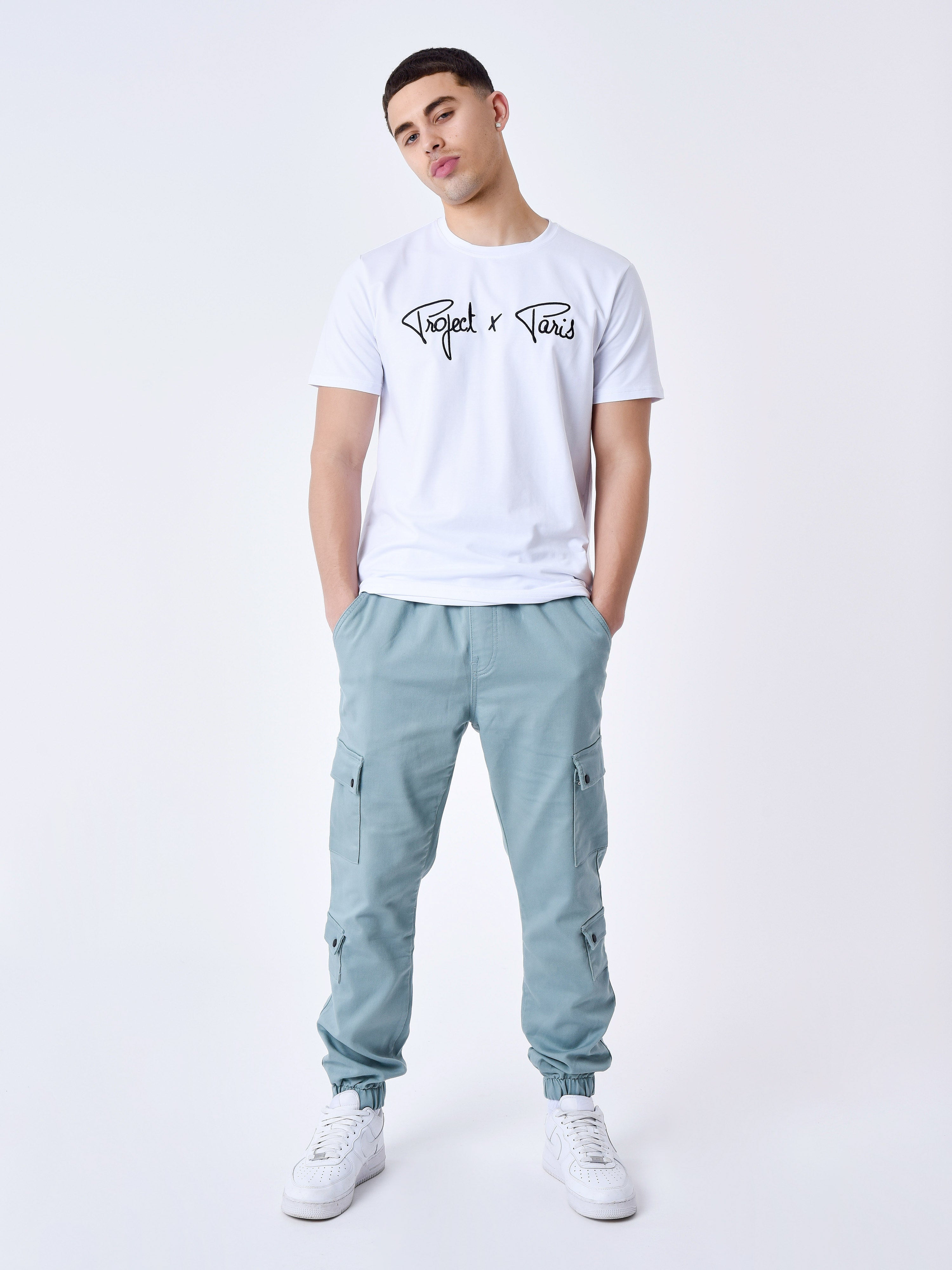 Cargo multi-poches avec serrage élastique-3