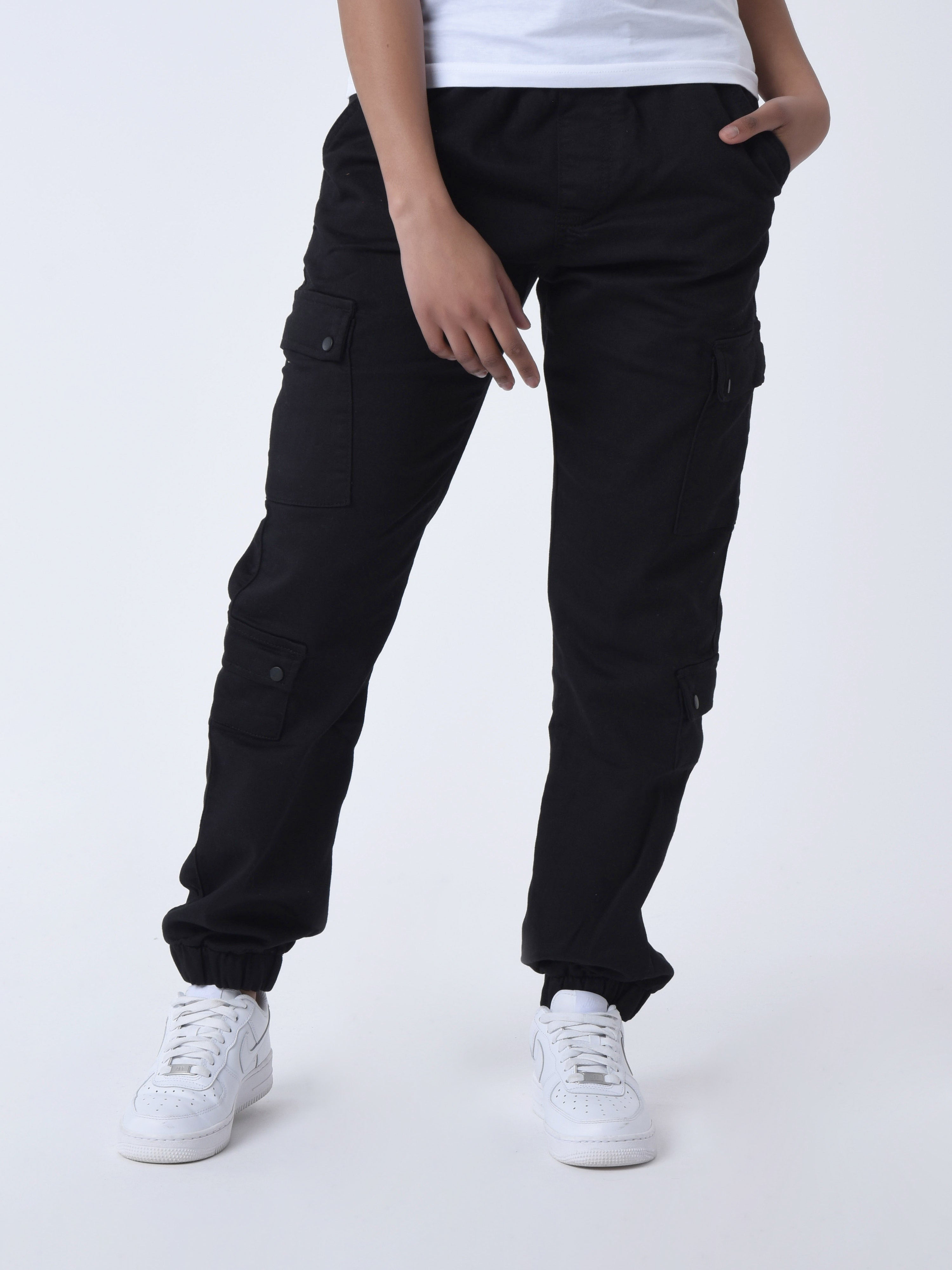 Cargo multi-poches avec serrage élastique-9