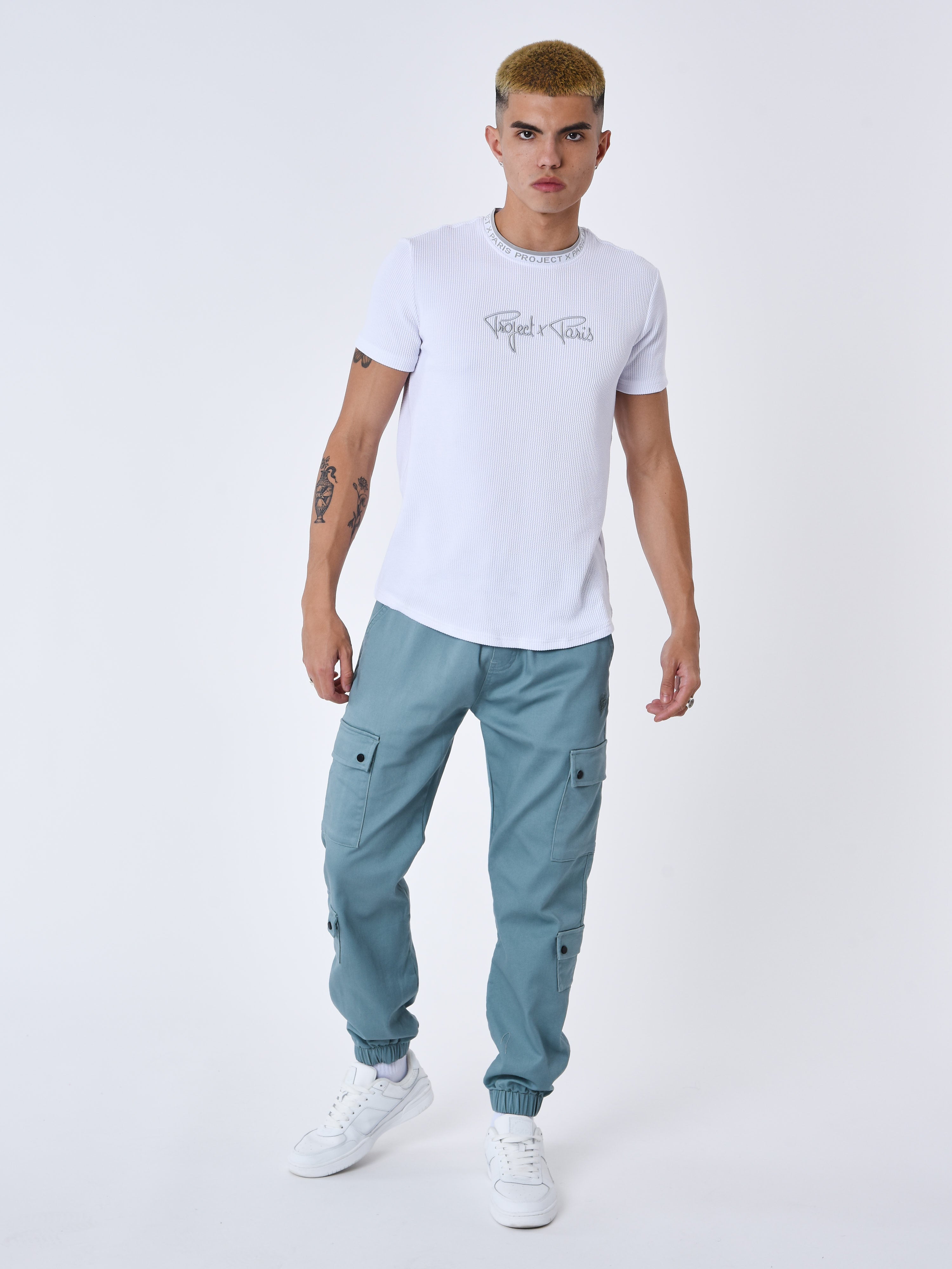 Cargo multi-poches avec serrage élastique-14