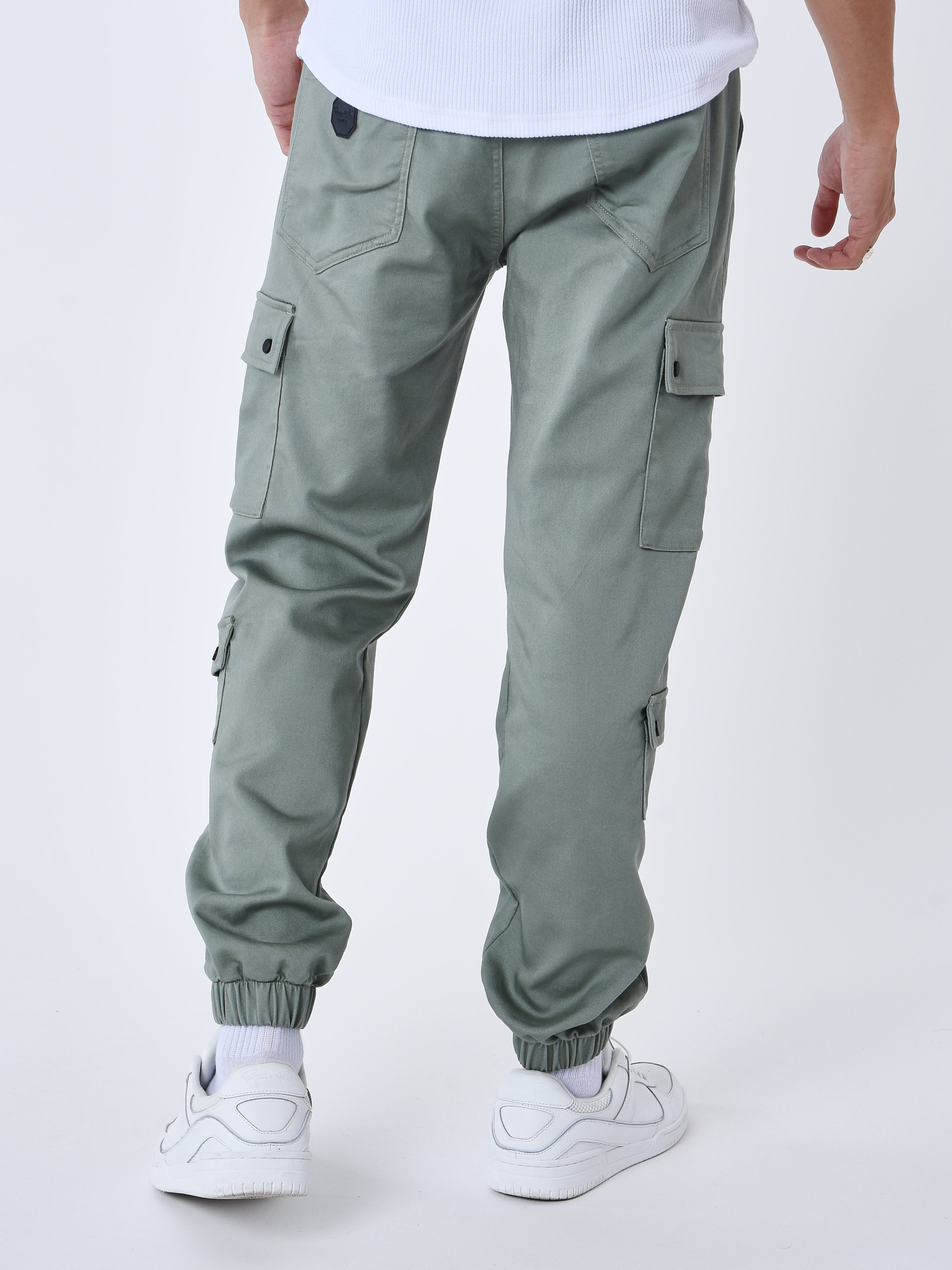 Cargo multi-poches avec serrage élastique-5