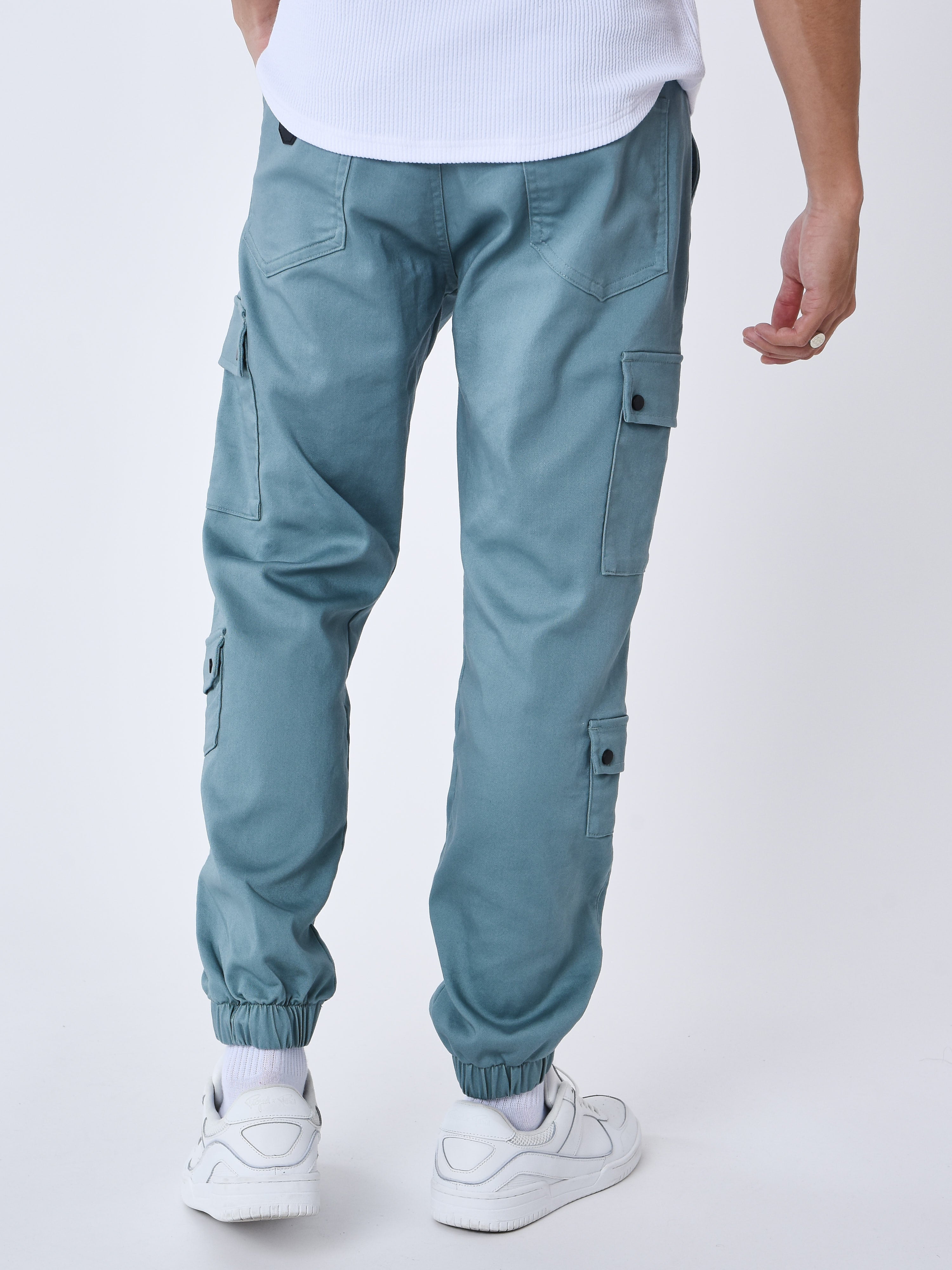 Cargo multi-poches avec serrage élastique-3
