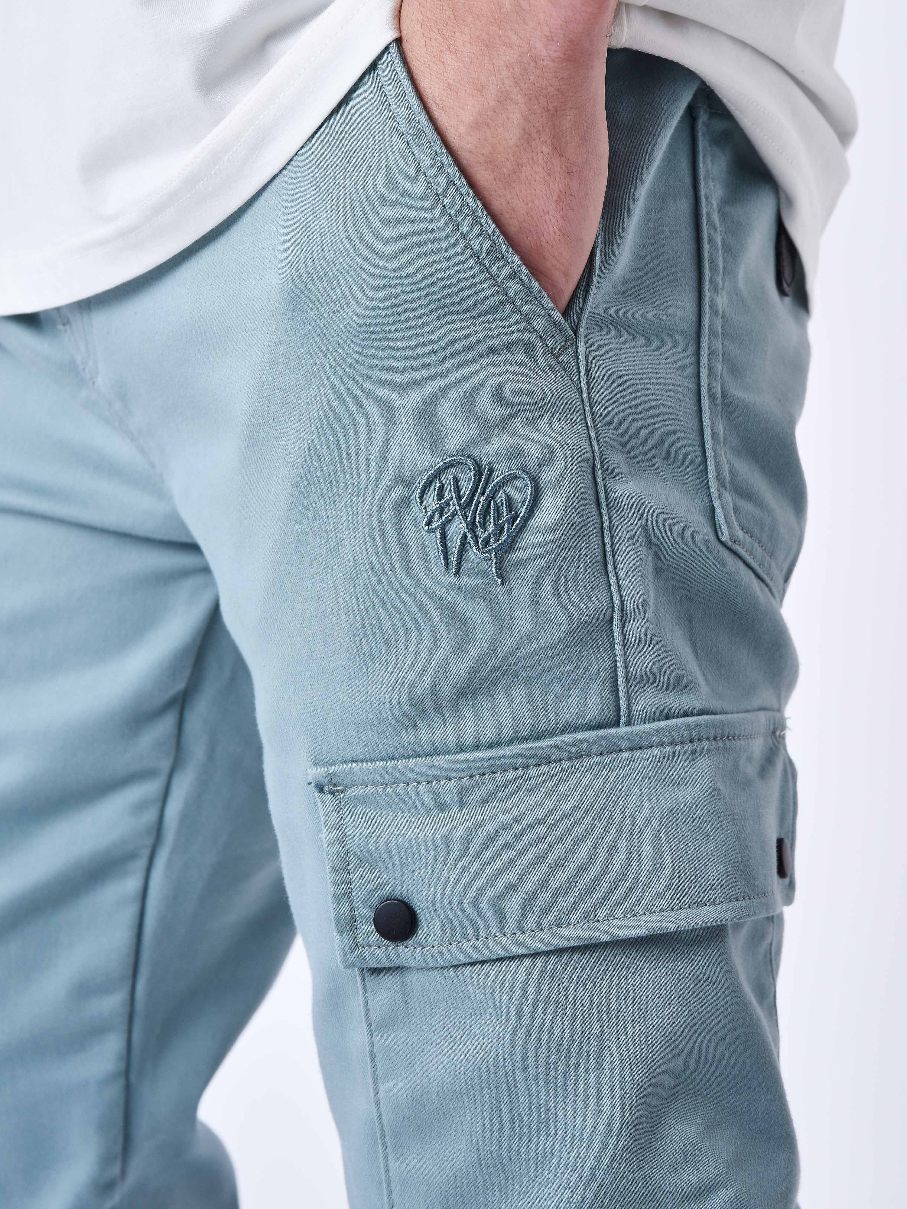 Cargo multi-poches avec serrage élastique-2
