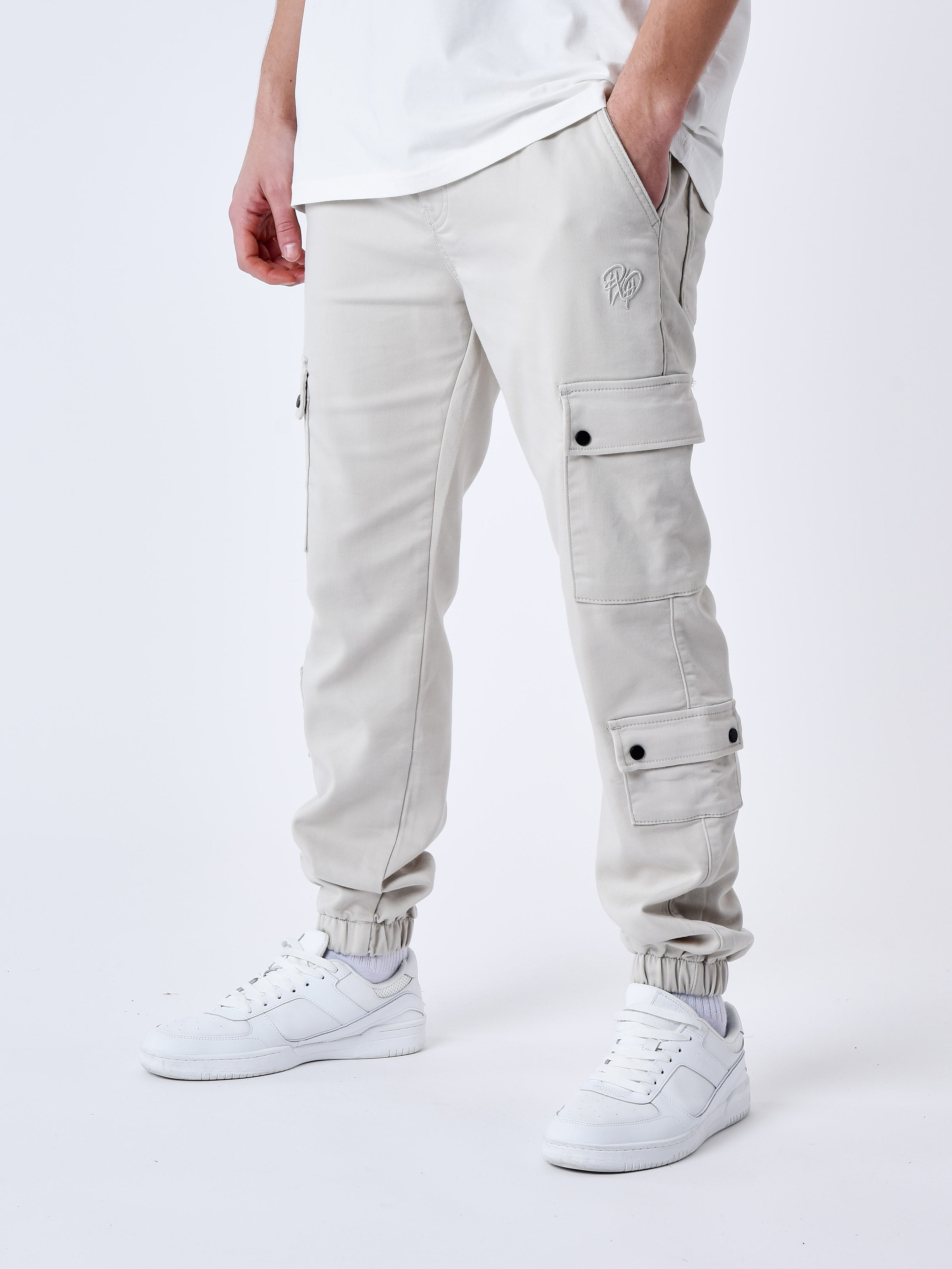 Cargo multi-poches avec serrage élastique-4