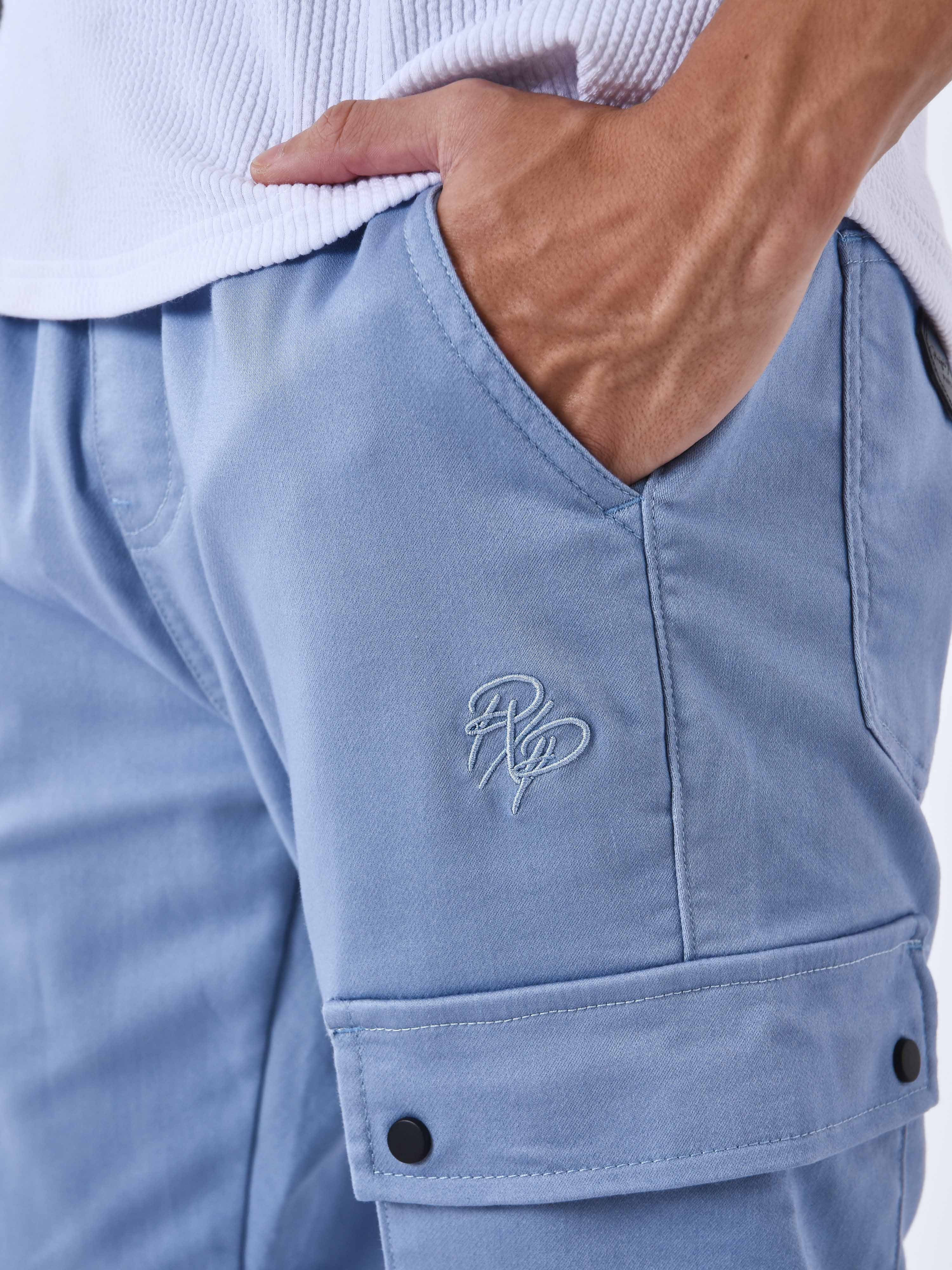 Cargo multi-poches avec serrage élastique-4