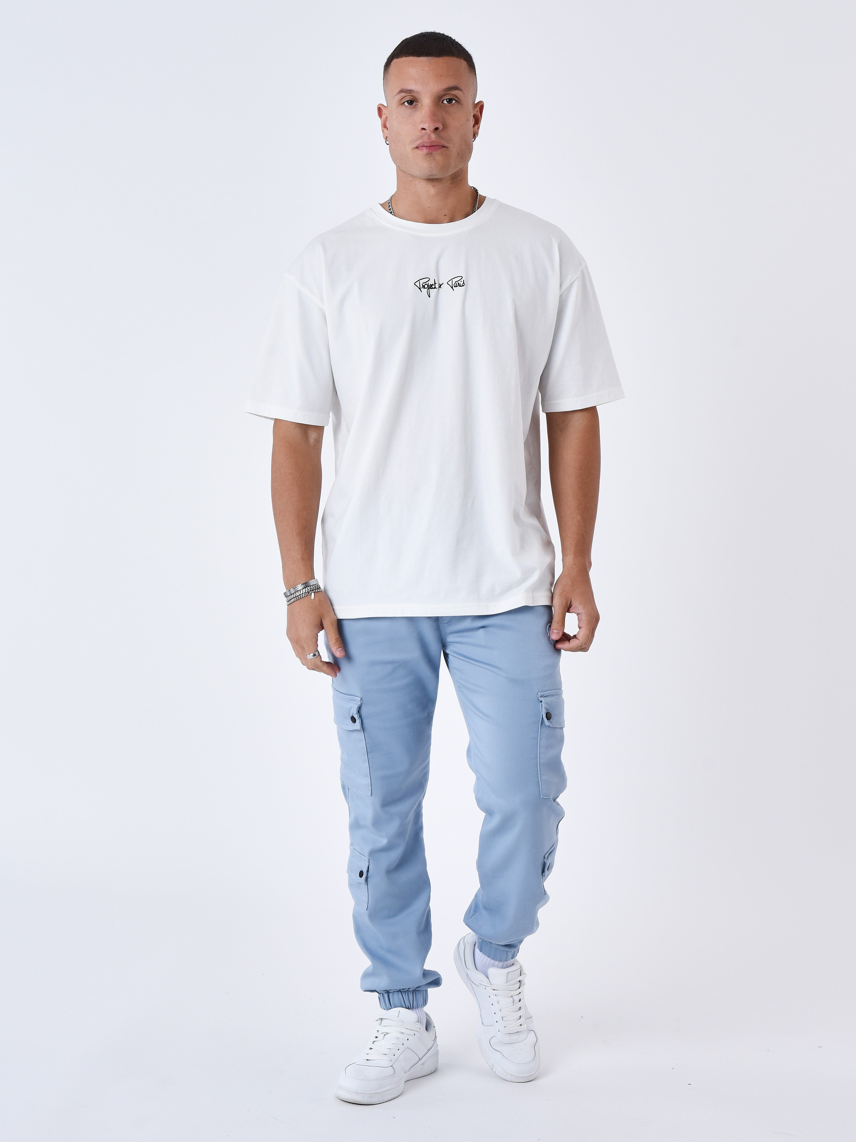 Cargo multi-poches avec serrage élastique-4