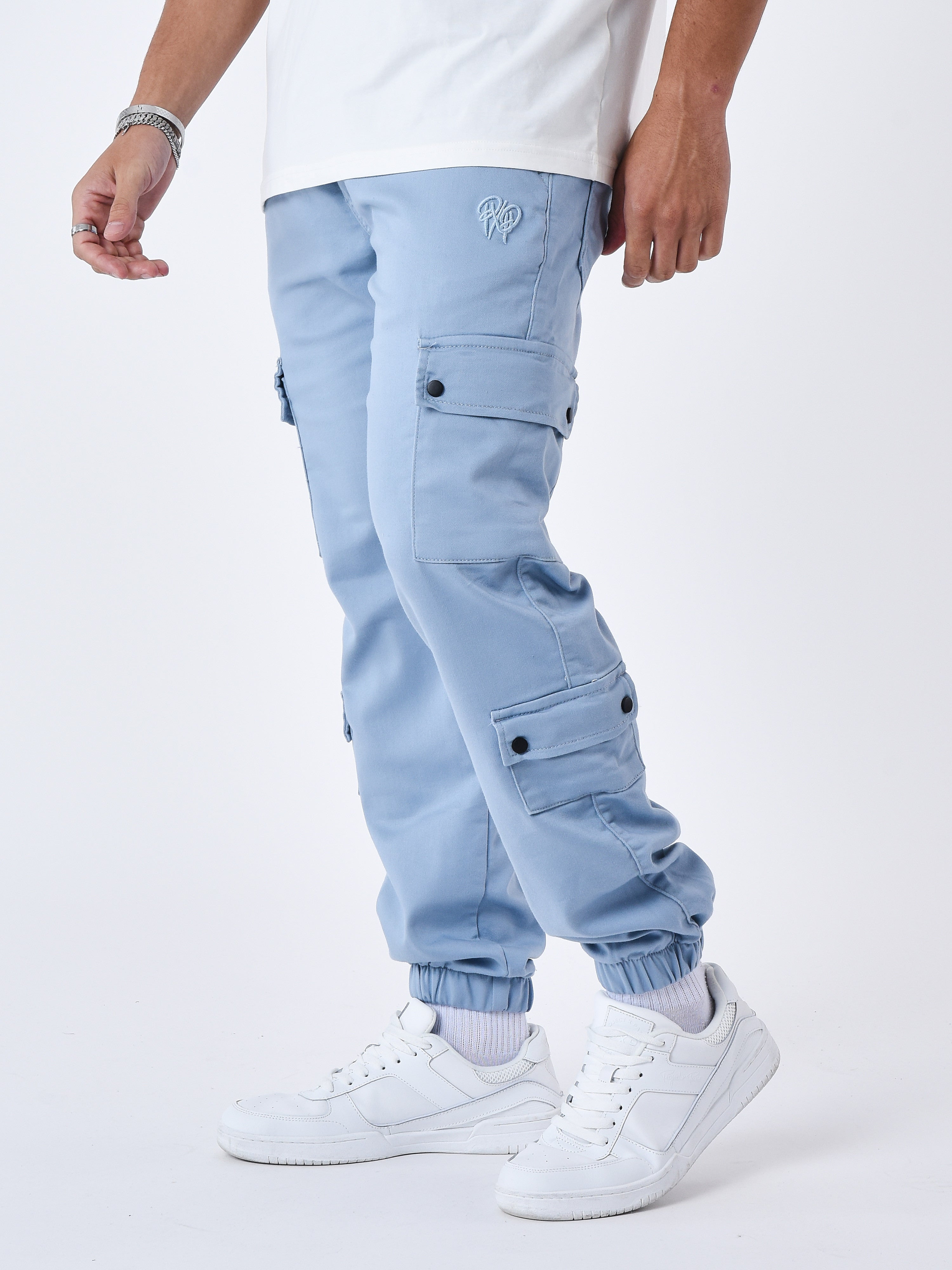 Cargo multi-poches avec serrage élastique-2