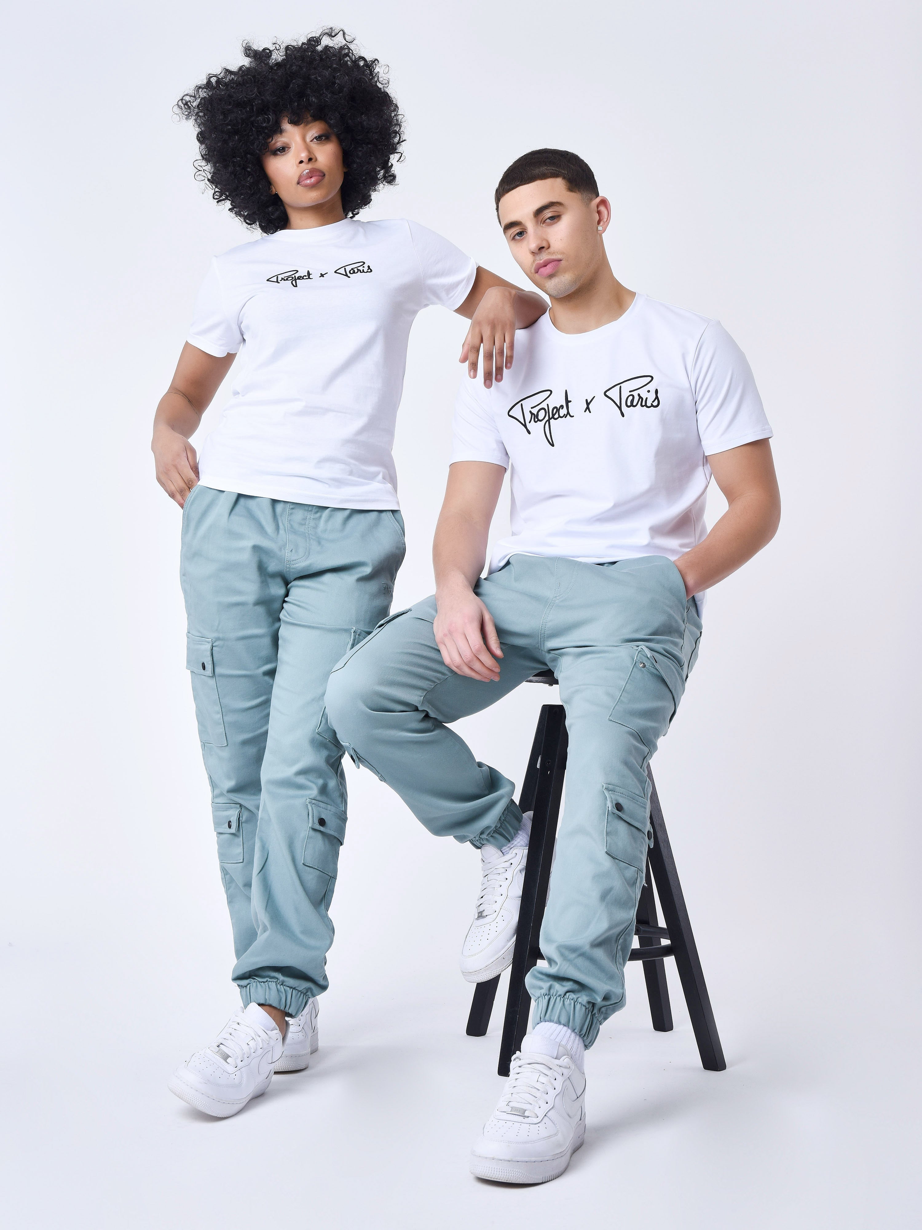 Cargo multi-poches avec serrage élastique-1